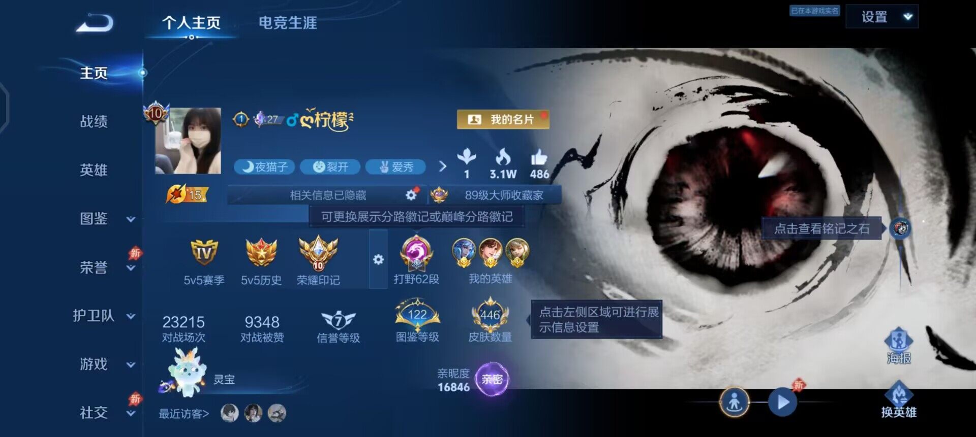 WZLX4281331王者荣耀账号详情图2