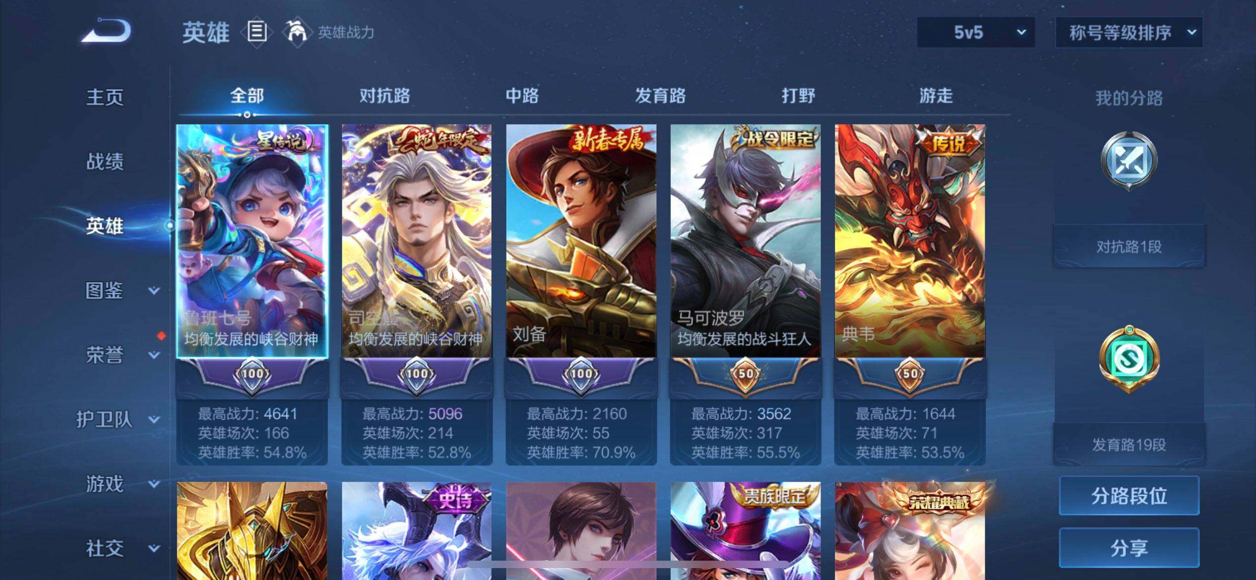 WZLX4281354王者荣耀账号详情图15