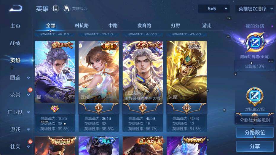 WZLX4280050王者荣耀账号详情图15