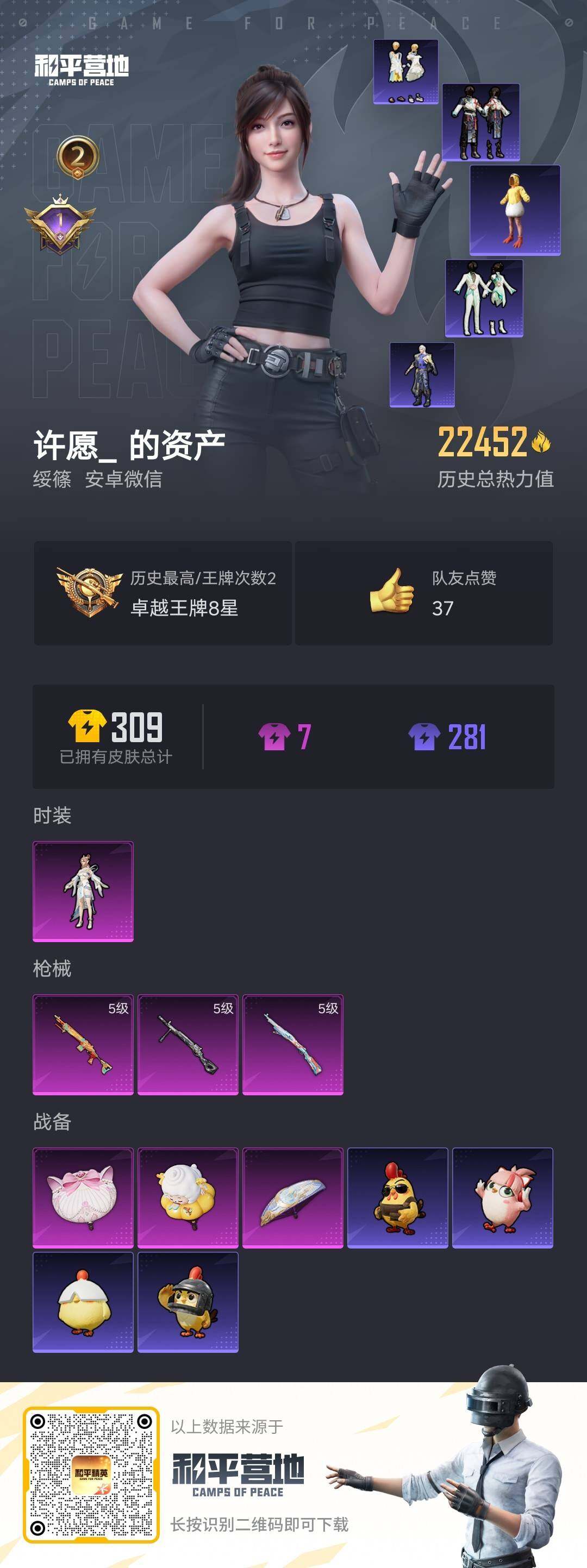 HPLX4157779和平精英账号详情图4