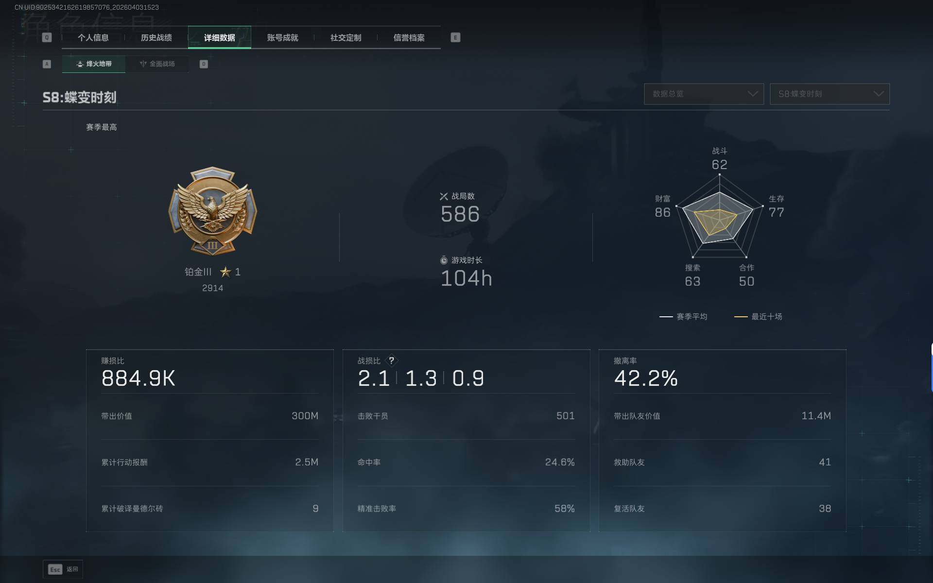 SJZEY488169三角洲行动账号详情图5