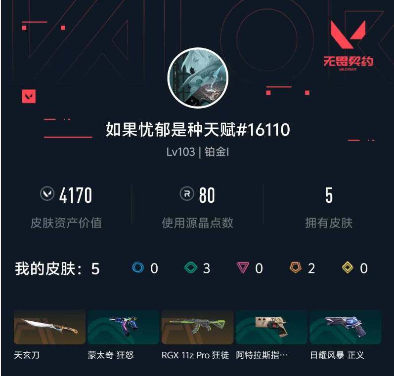 WWQXL427514无畏契约账号详情图3