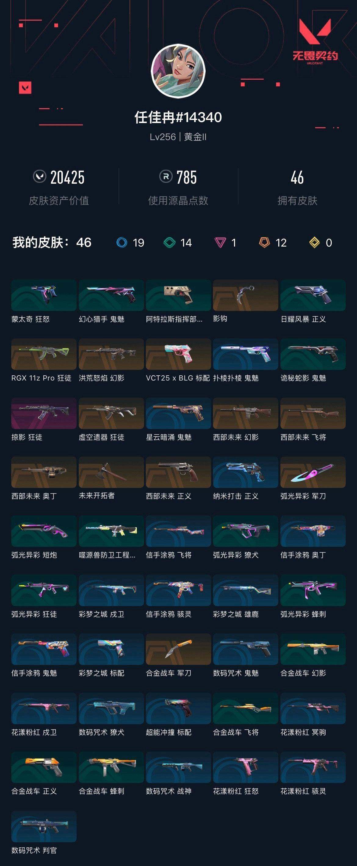 WWQXL427519无畏契约账号详情图5