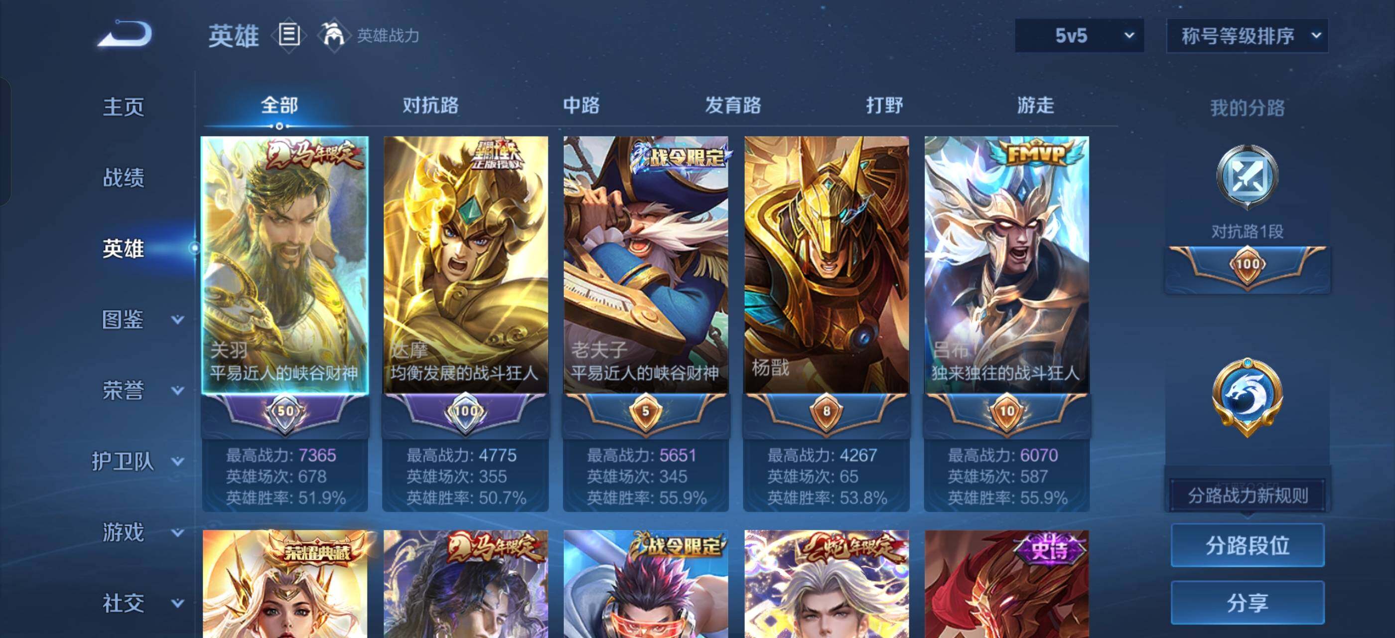 WZLX4281986王者荣耀账号详情图3