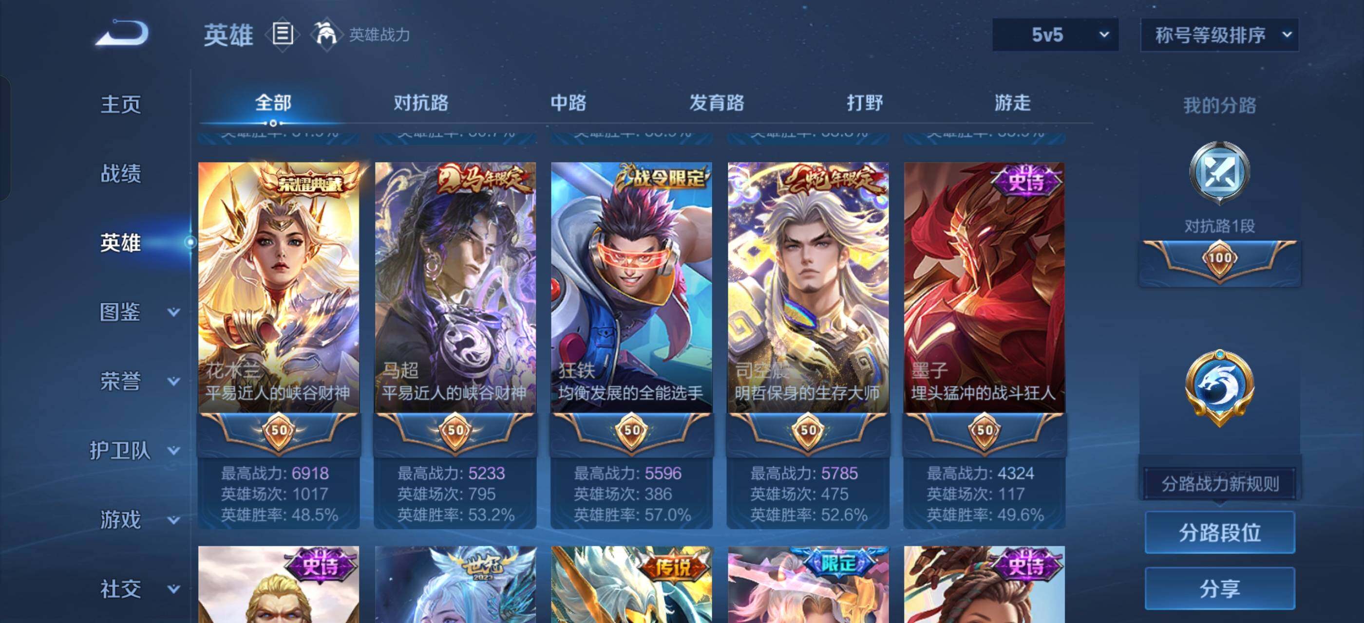 WZLX4281986王者荣耀账号详情图4