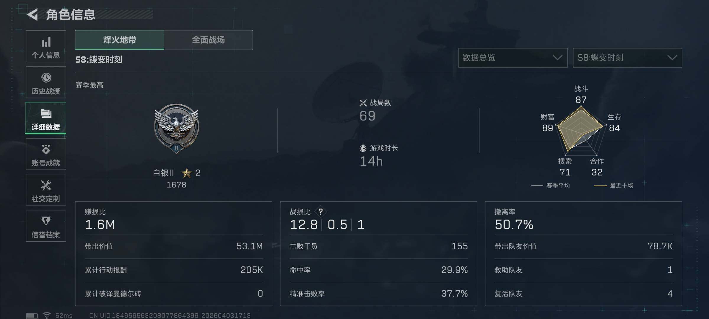 SJZEY488049三角洲行动账号详情图4