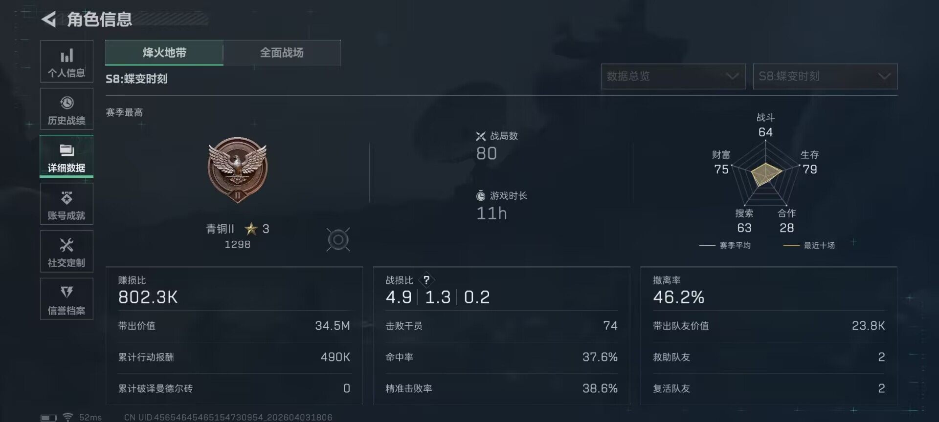 SJZEY488119三角洲行动账号详情图17