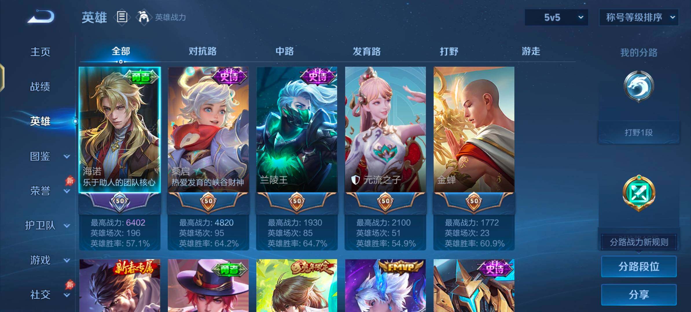 WZLX4282194王者荣耀账号详情图3 WZLX4282194王者荣耀账号详情图3