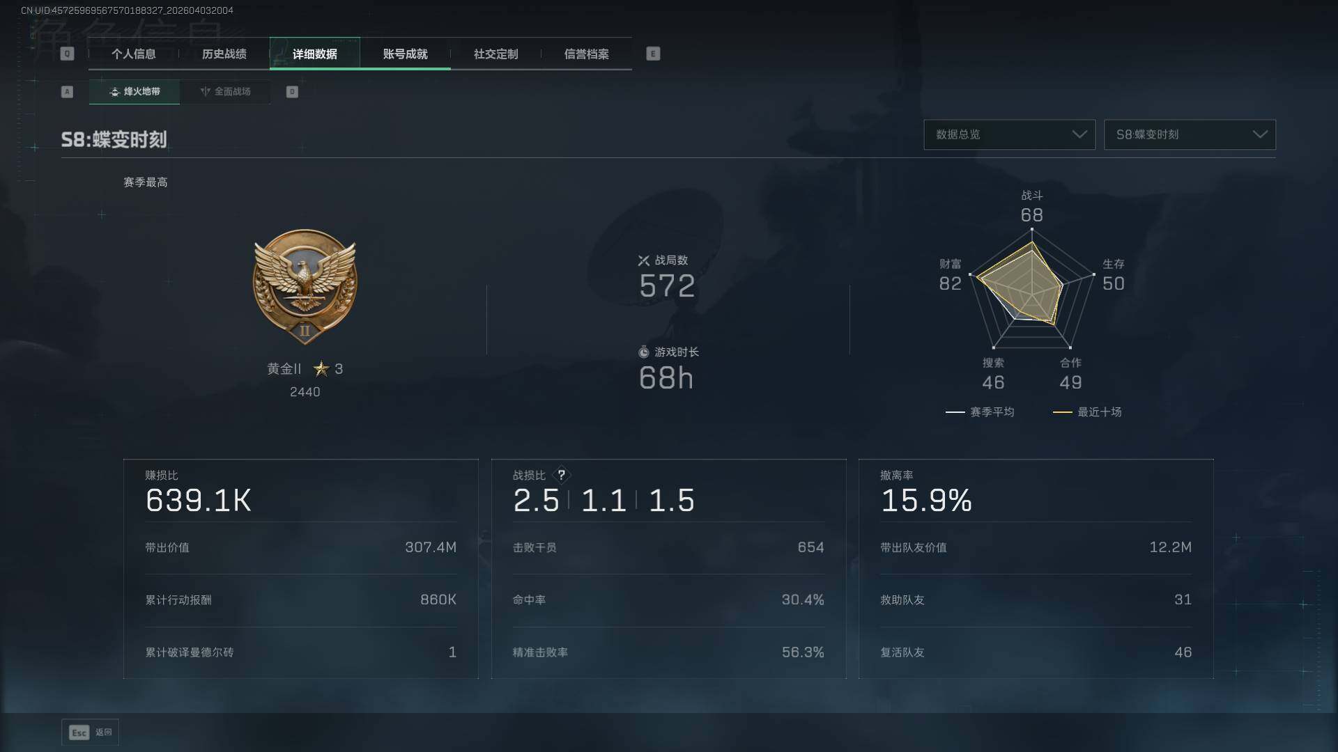 SJZEY488254三角洲行动账号详情图22