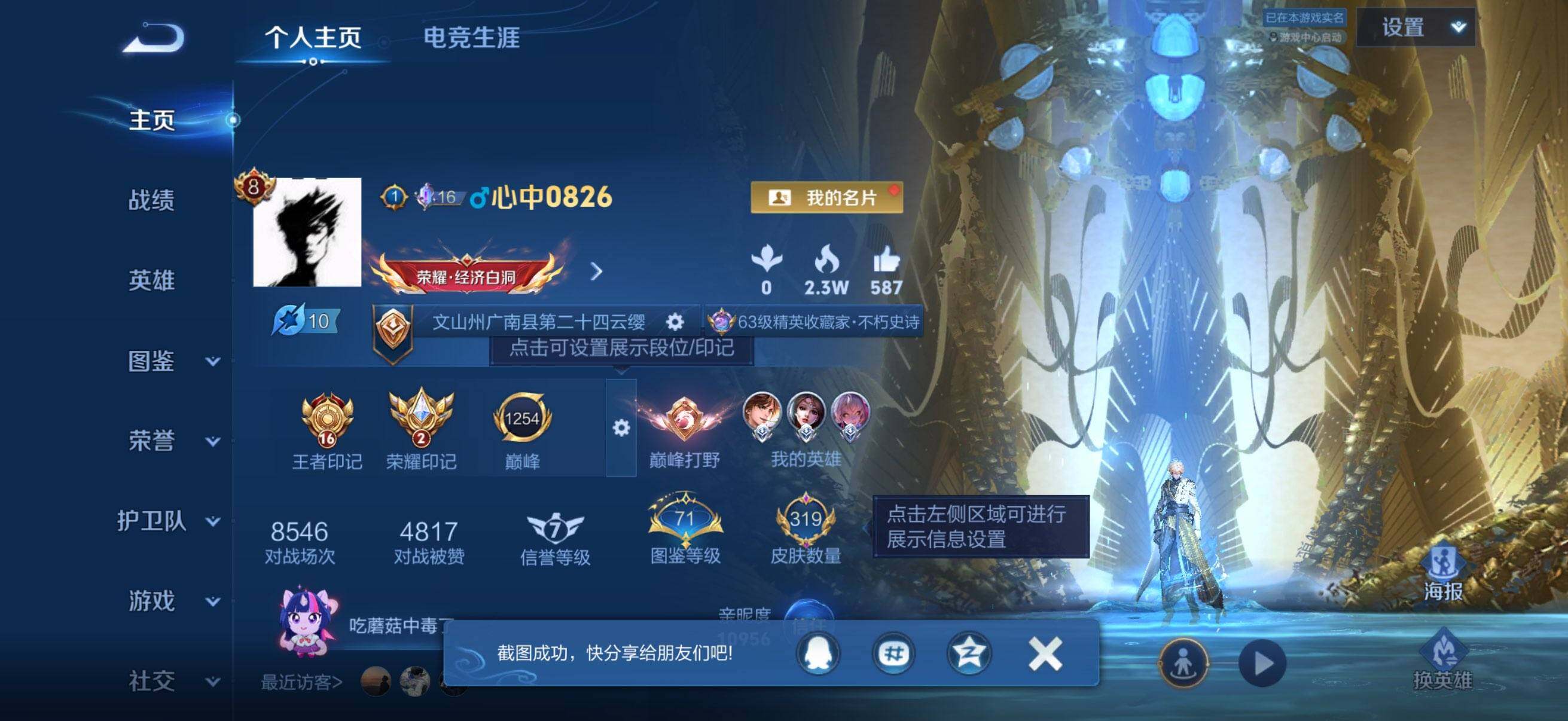 WZEY4280483王者荣耀账号详情图8 WZEY4280483王者荣耀账号详情图8