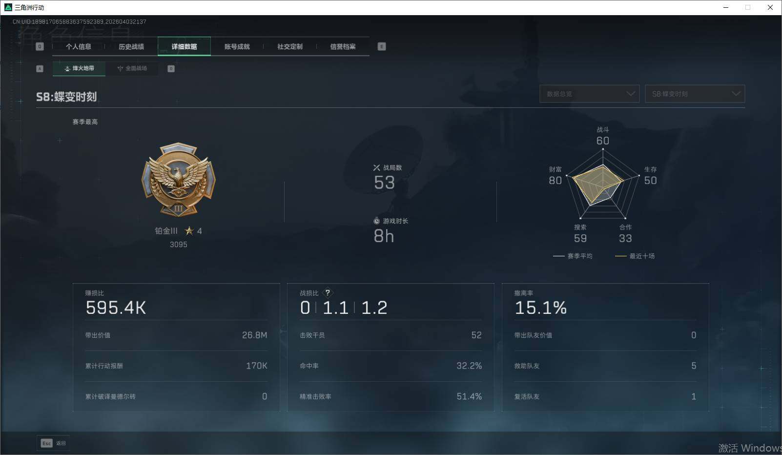 SJZEY488611三角洲行动账号详情图6