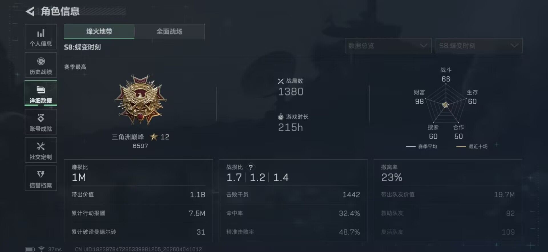 SJZEY488977三角洲行动账号详情图10