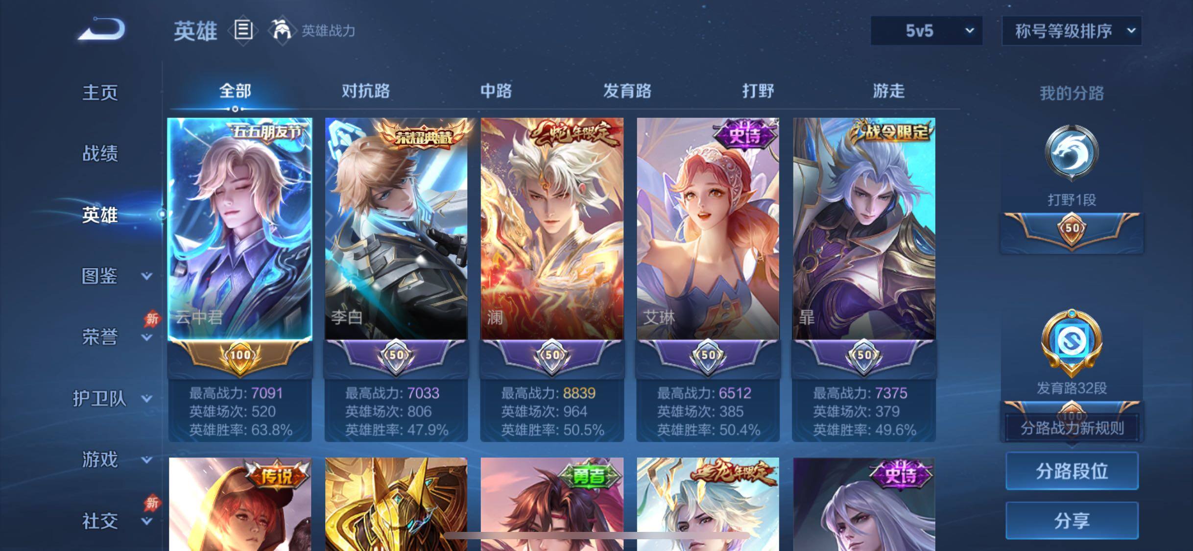 WZLX4282196王者荣耀账号详情图3