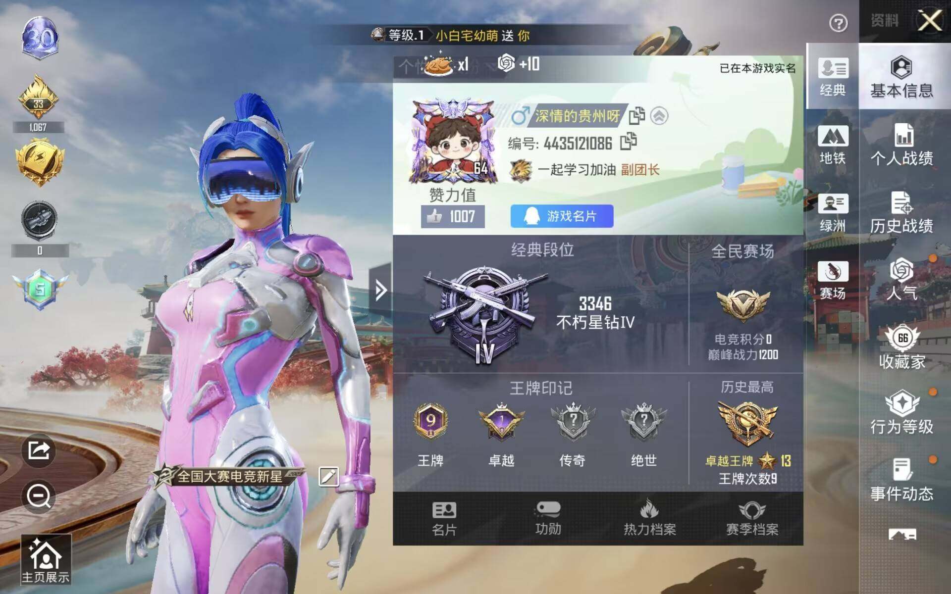 HPCMW4186383和平精英账号详情图6