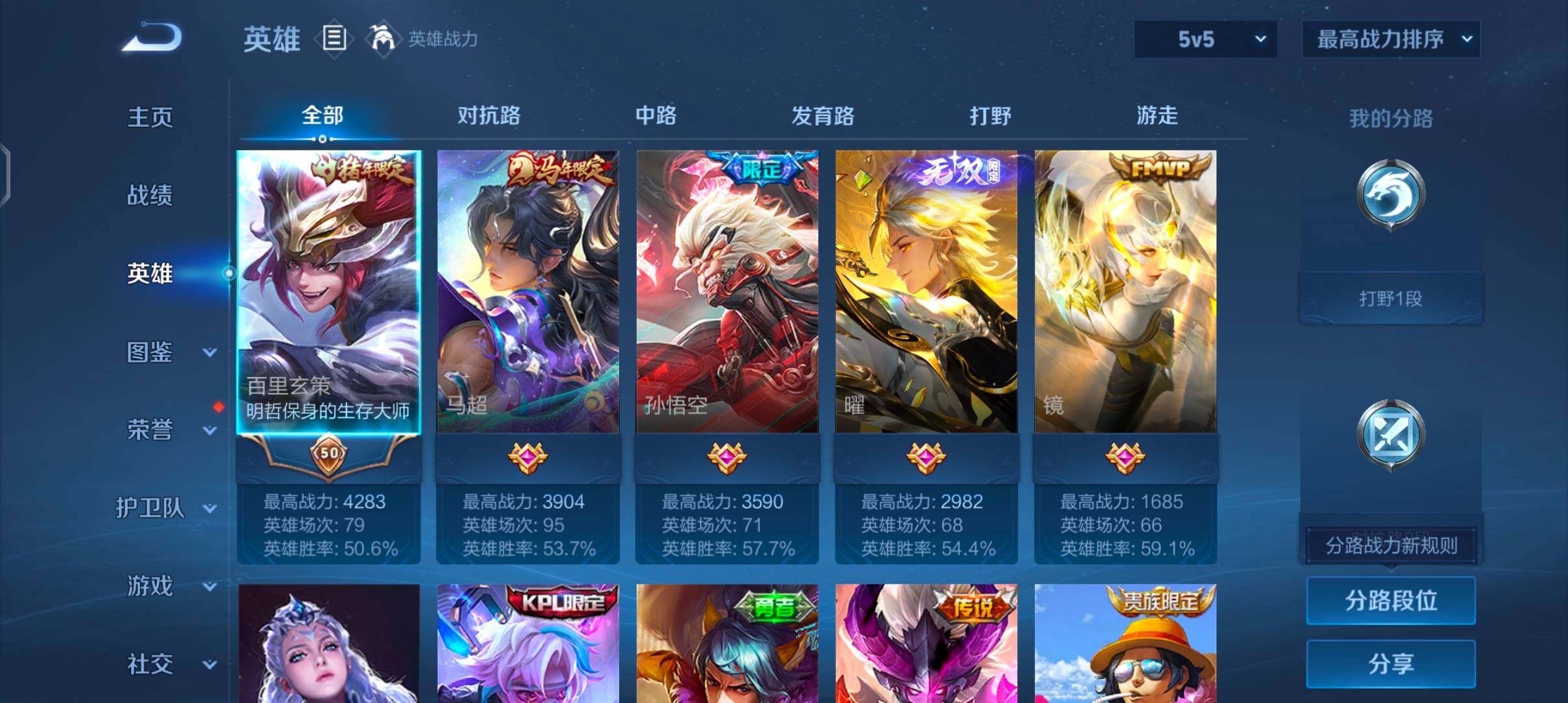 WZJZ4290606王者荣耀账号详情图6