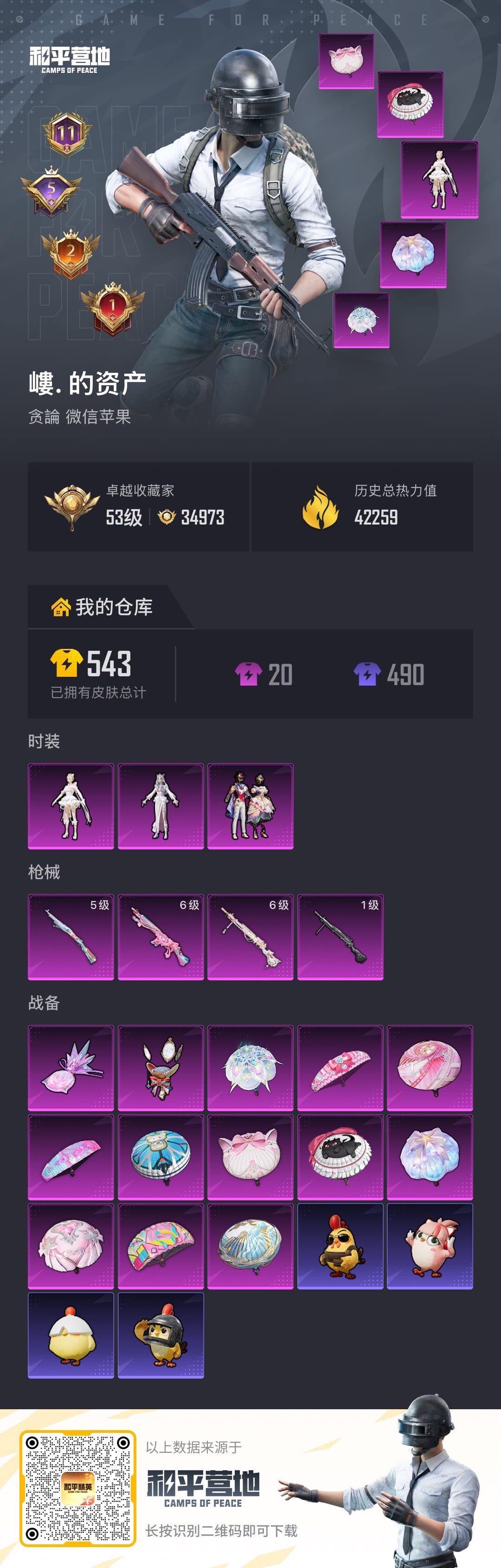 HPQM4160176和平精英账号详情图3