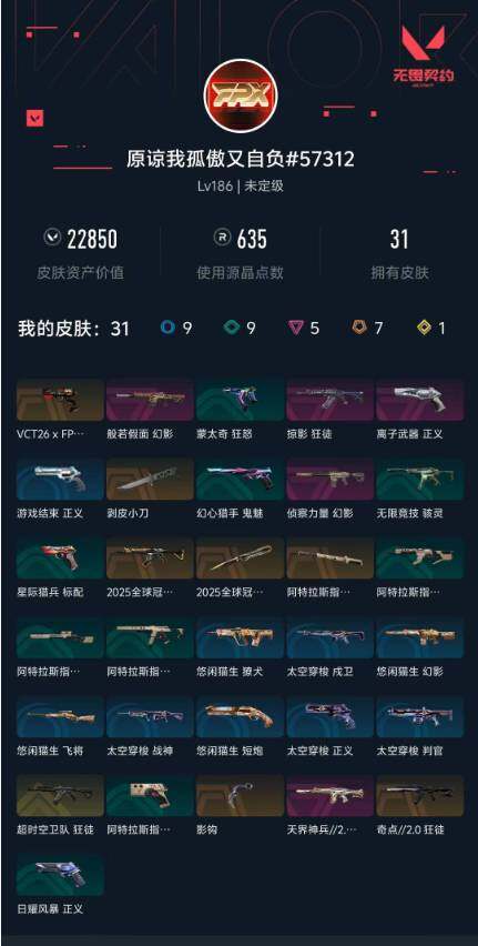 WWQXL427793无畏契约账号详情图3