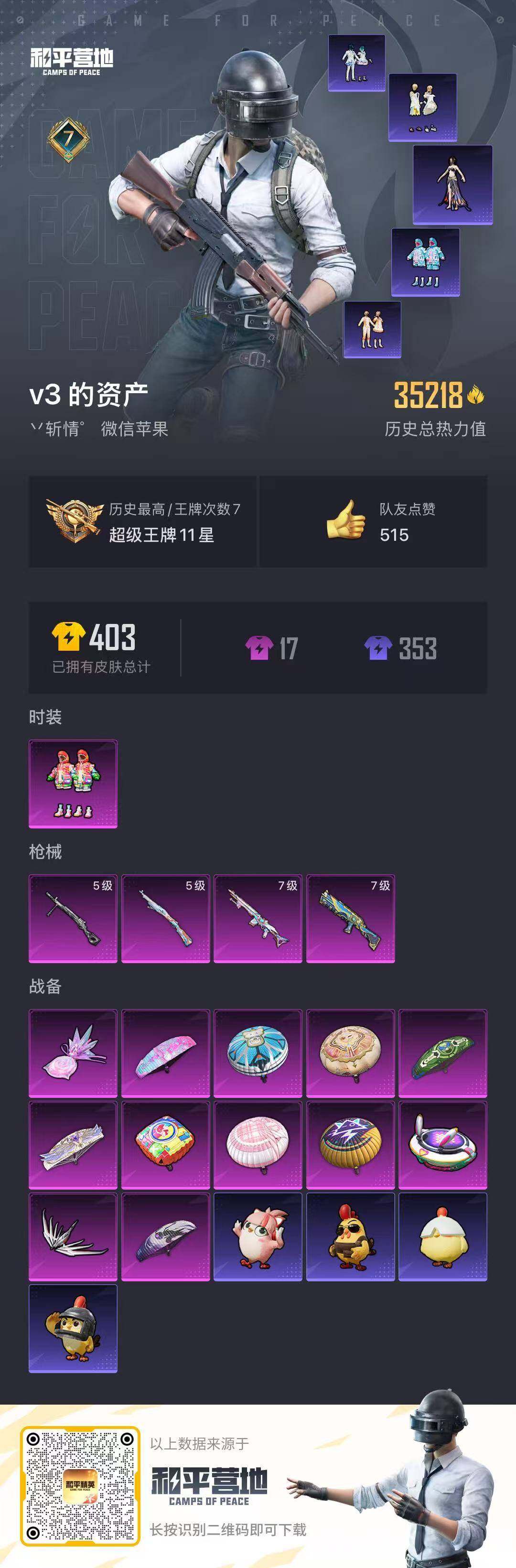 HPQM4159534和平精英账号详情图12 HPQM4159534和平精英账号详情图12