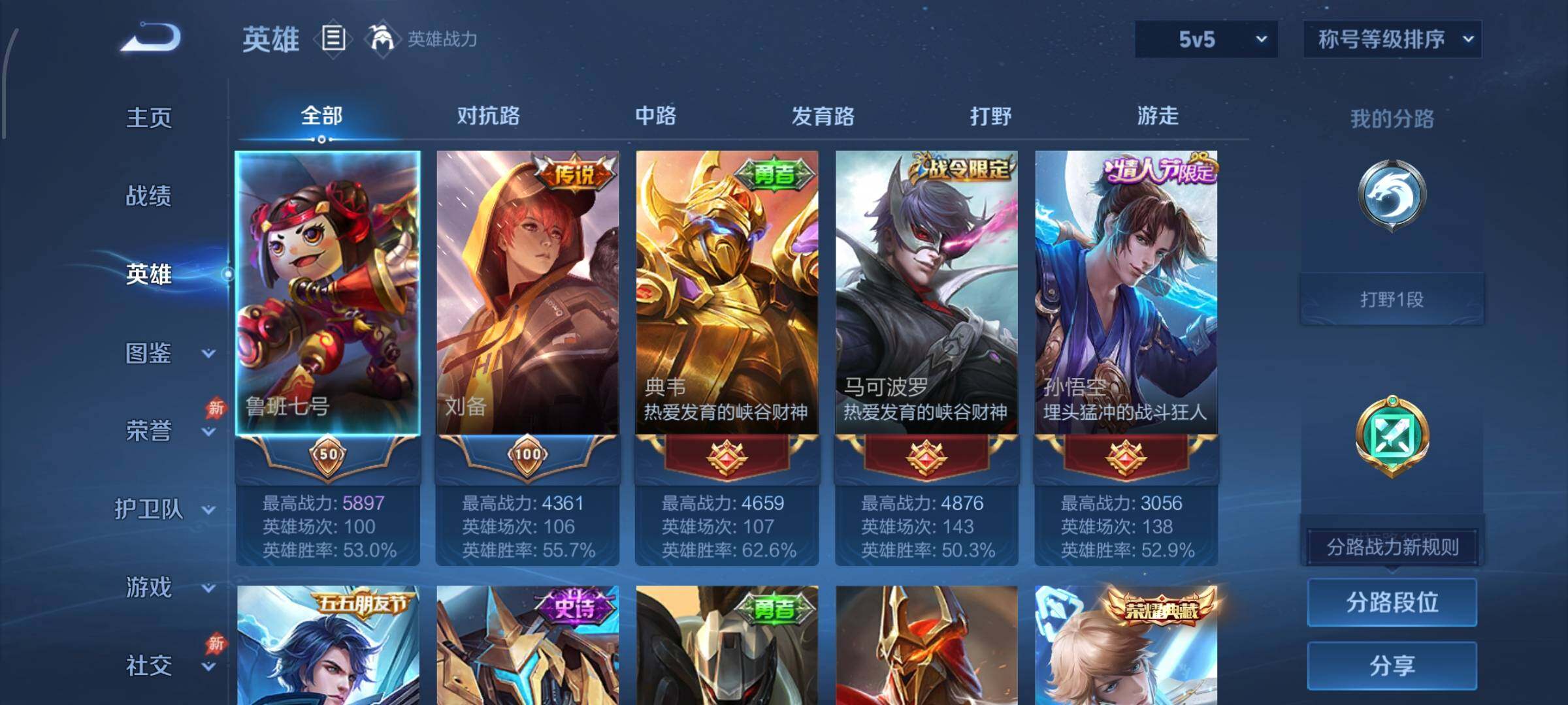 WZLX4282878王者荣耀账号详情图3