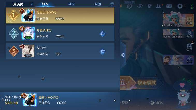 WZLX4282232王者荣耀账号详情图18