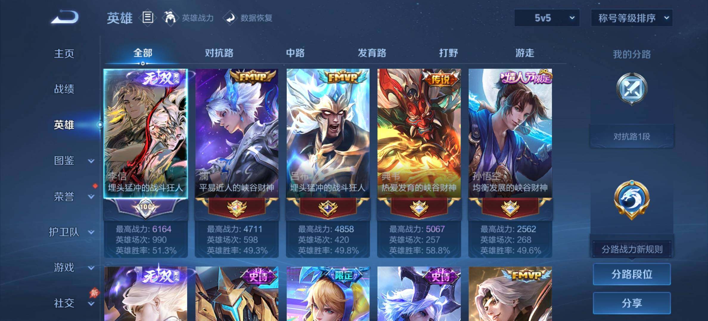 WZDN4281858王者荣耀账号详情图4