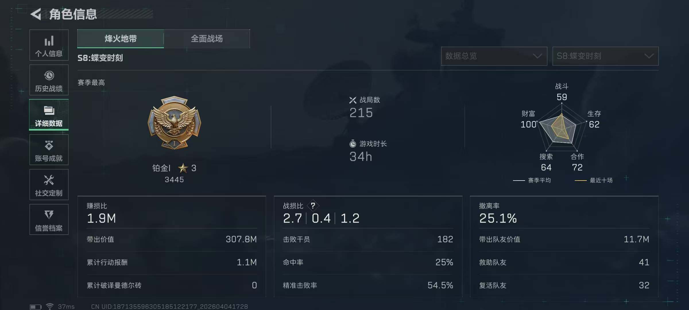 SJZEY489033三角洲行动账号详情图5