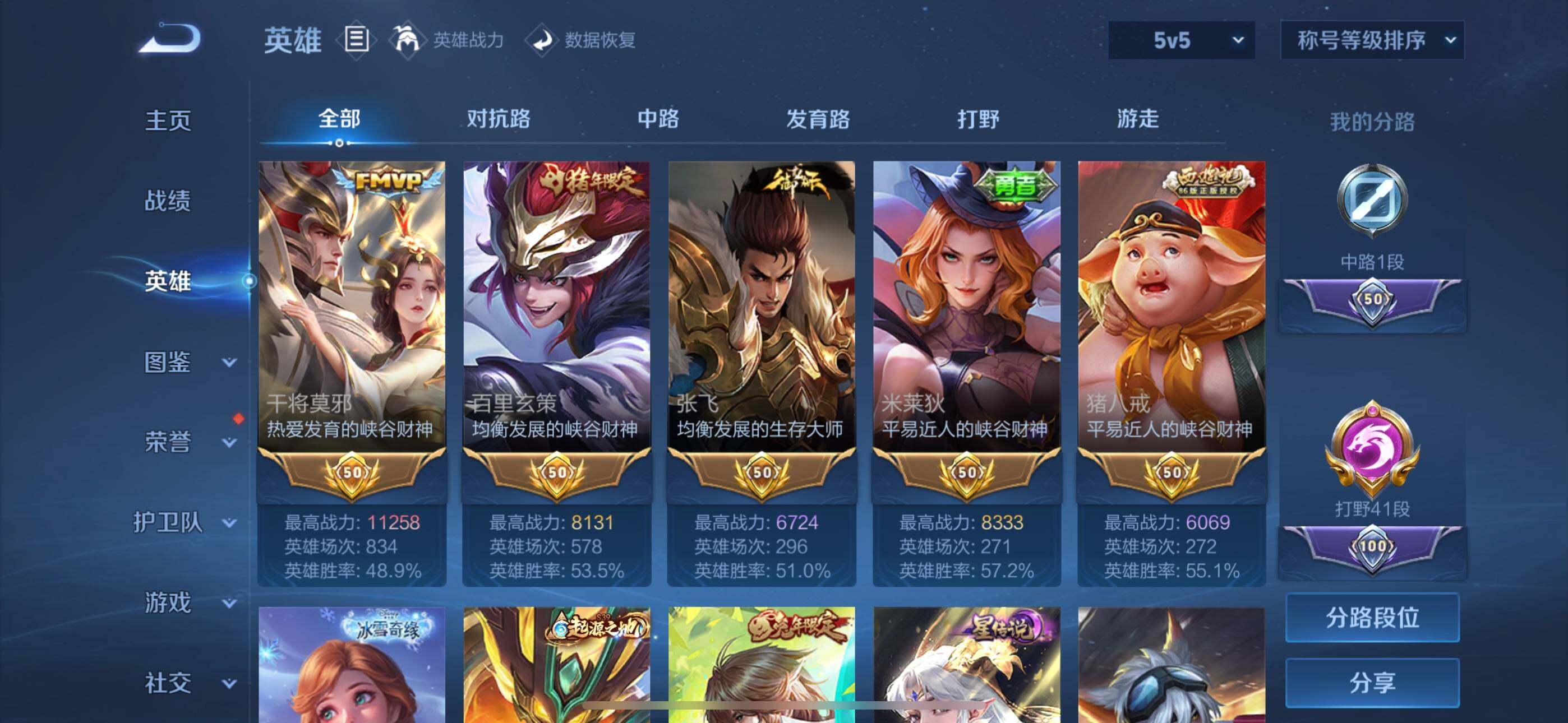 WZQM4284087王者荣耀账号详情图4