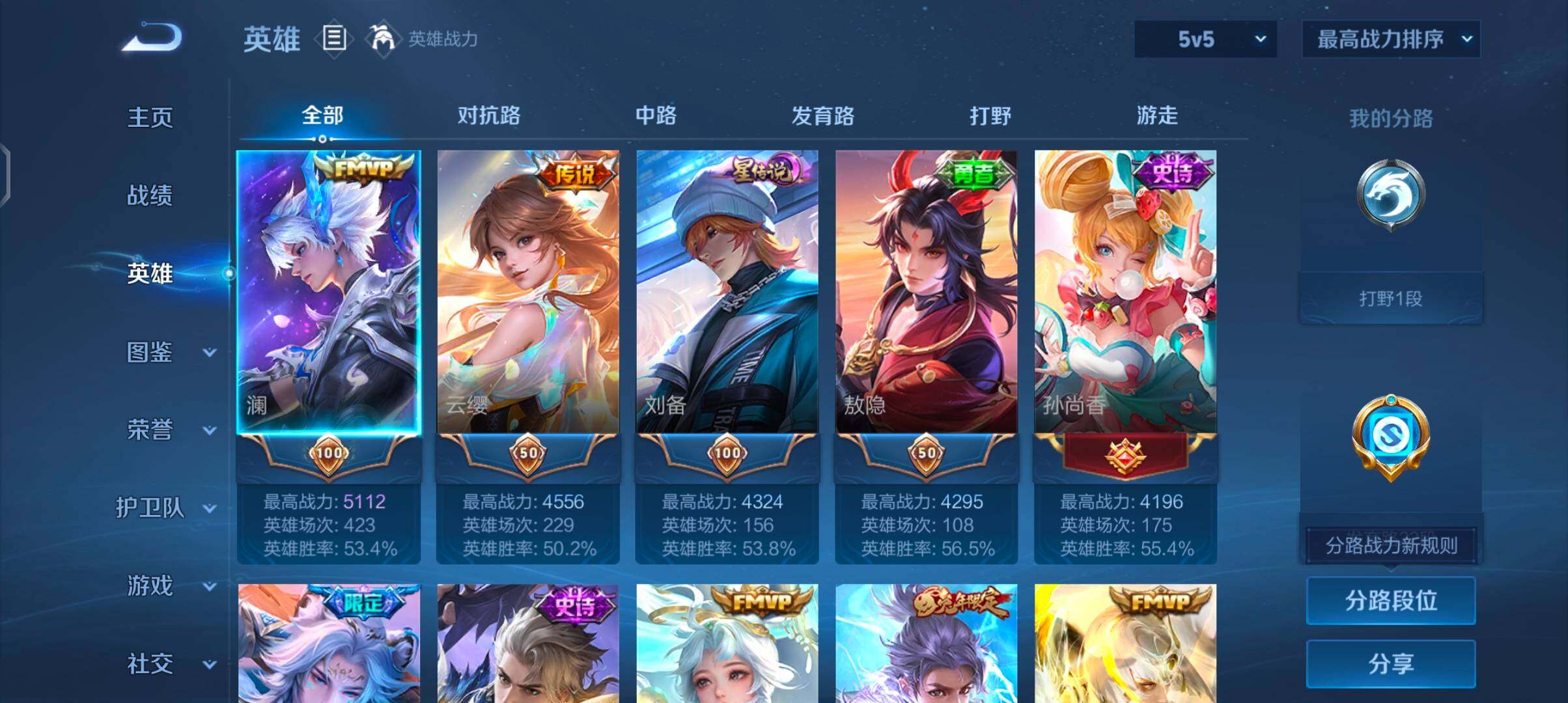 WZJZ4290569王者荣耀账号详情图7