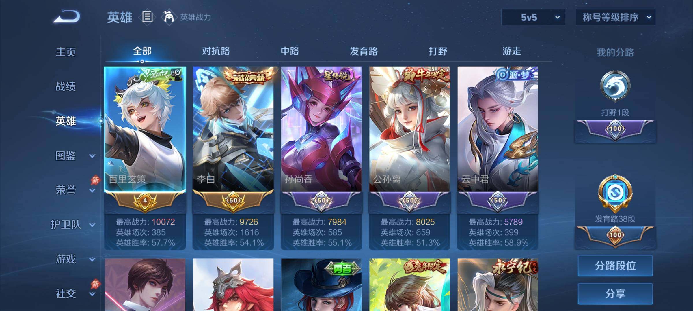 WZLX4282591王者荣耀账号详情图3