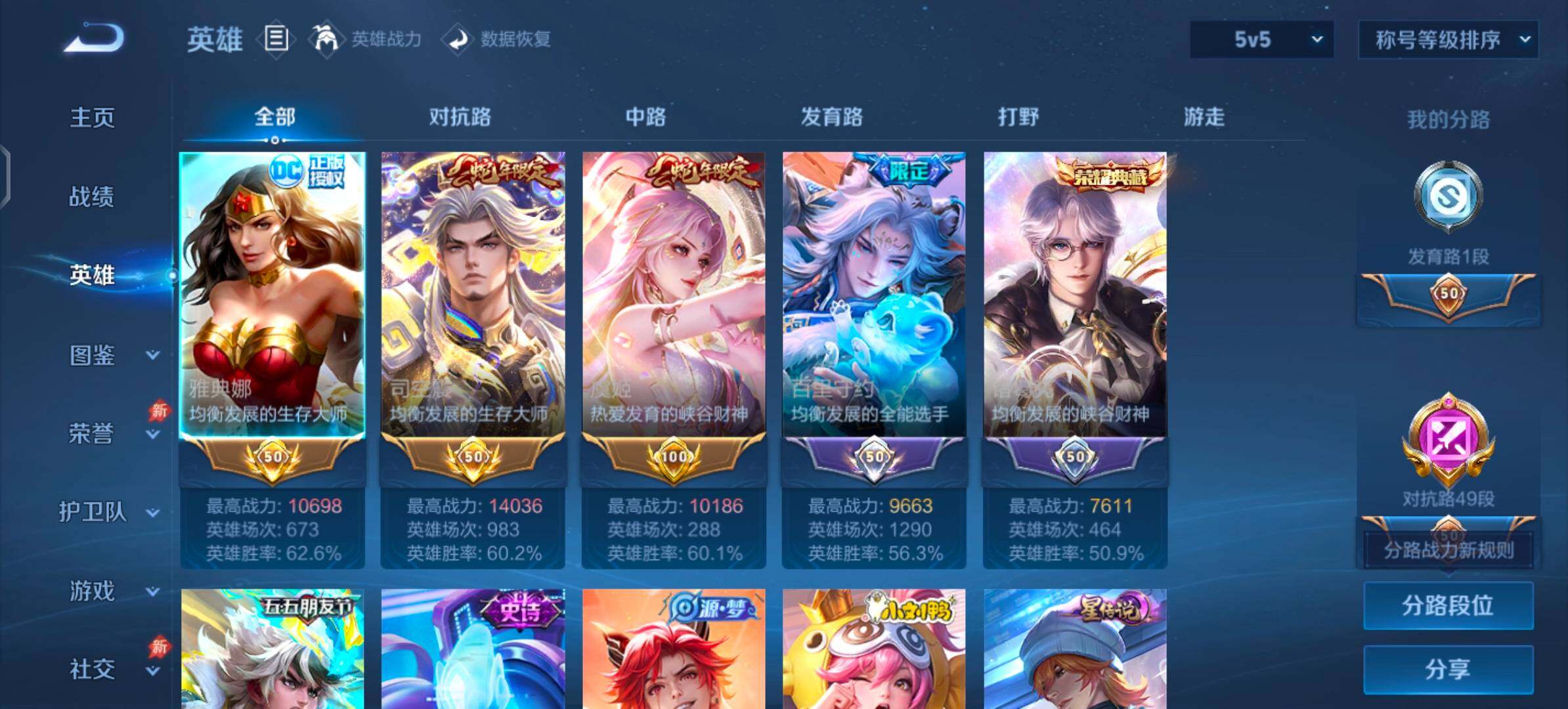 WZLX4284962王者荣耀账号详情图3