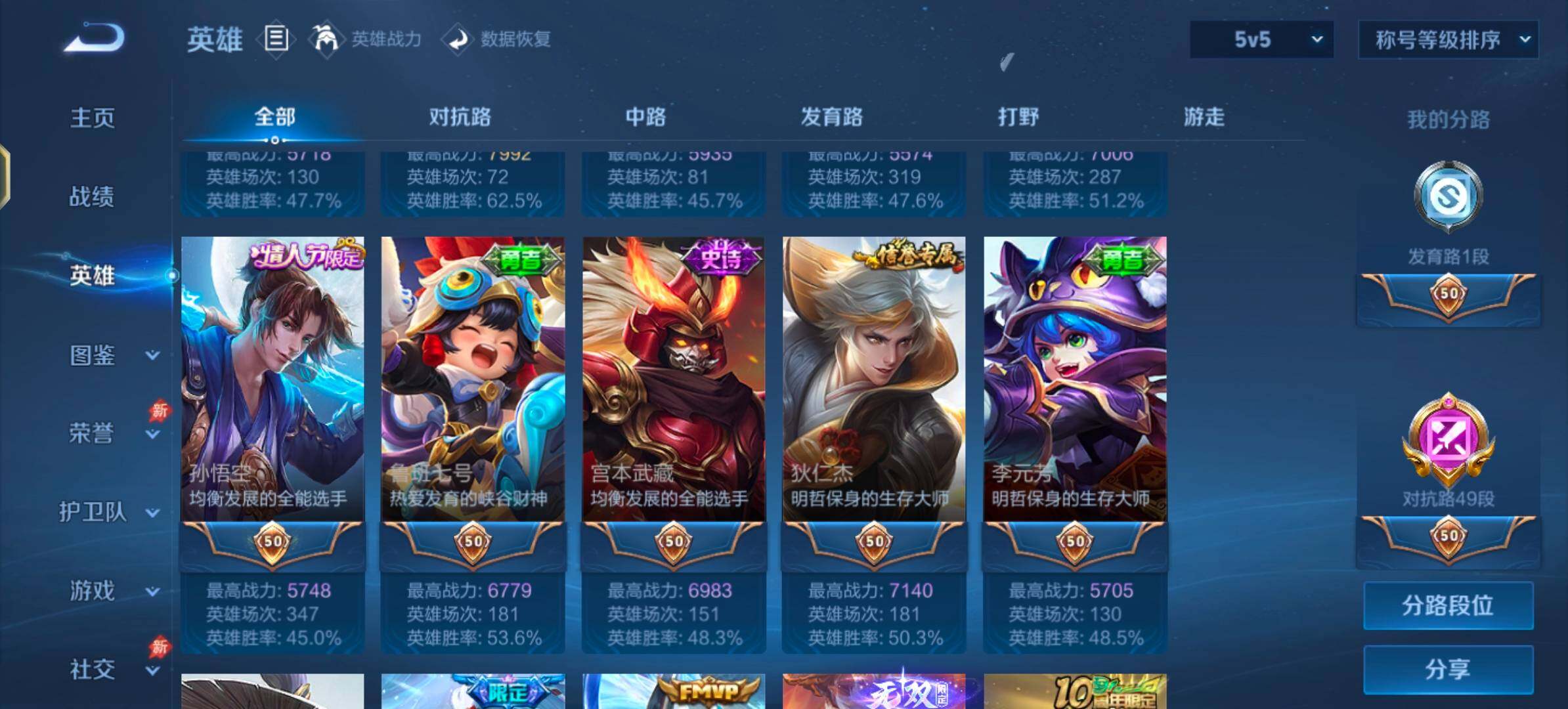 WZLX4284962王者荣耀账号详情图5