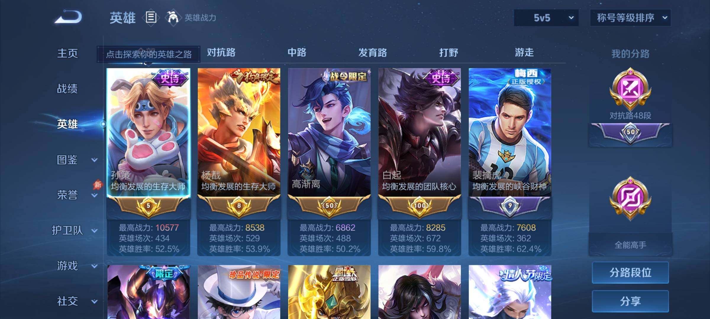 WZLX4284752王者荣耀账号详情图3