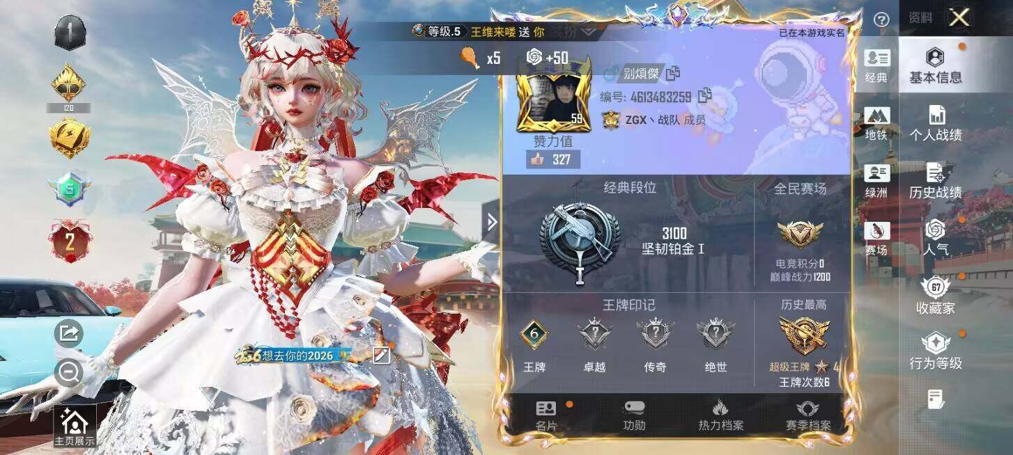 HPQM4173643和平精英账号详情图6