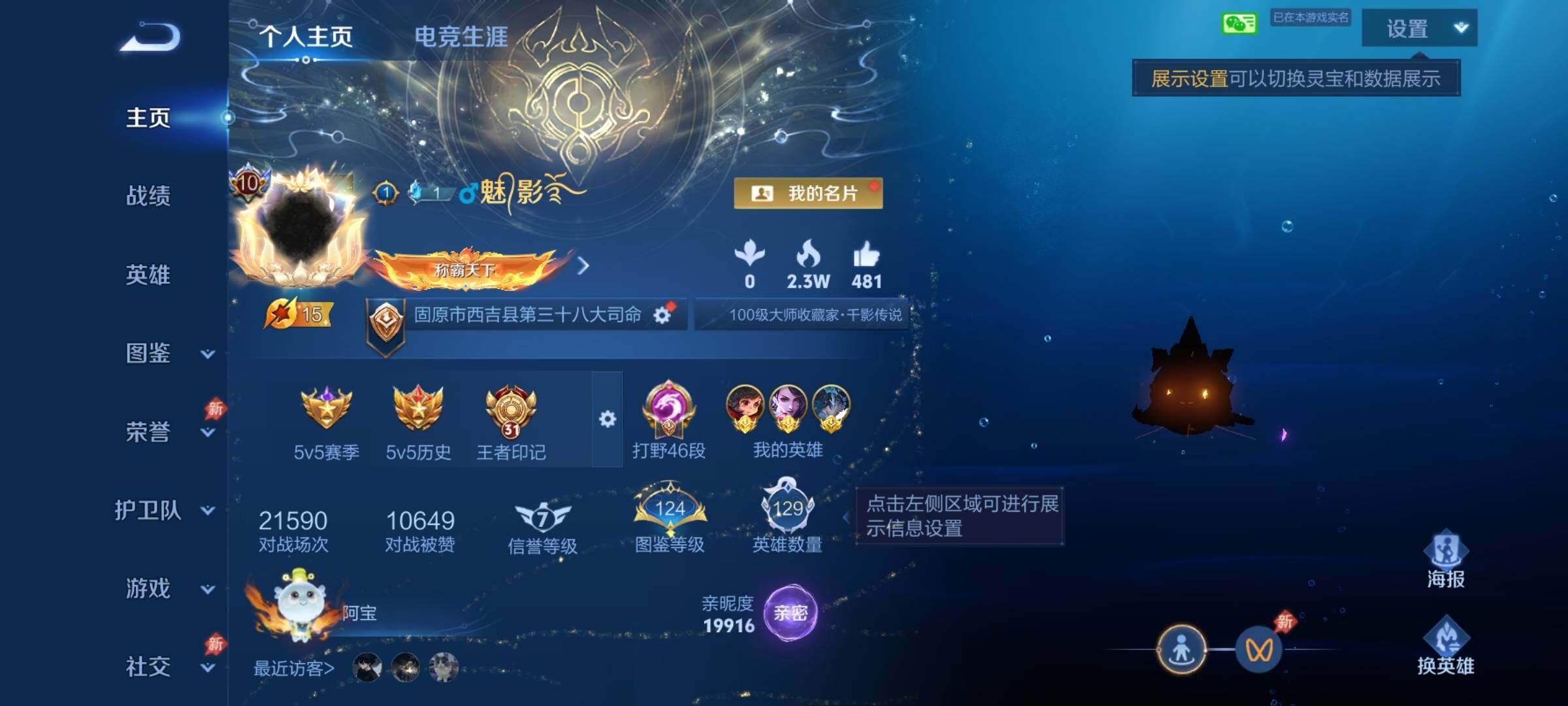 WZLX4315531王者荣耀账号详情图2