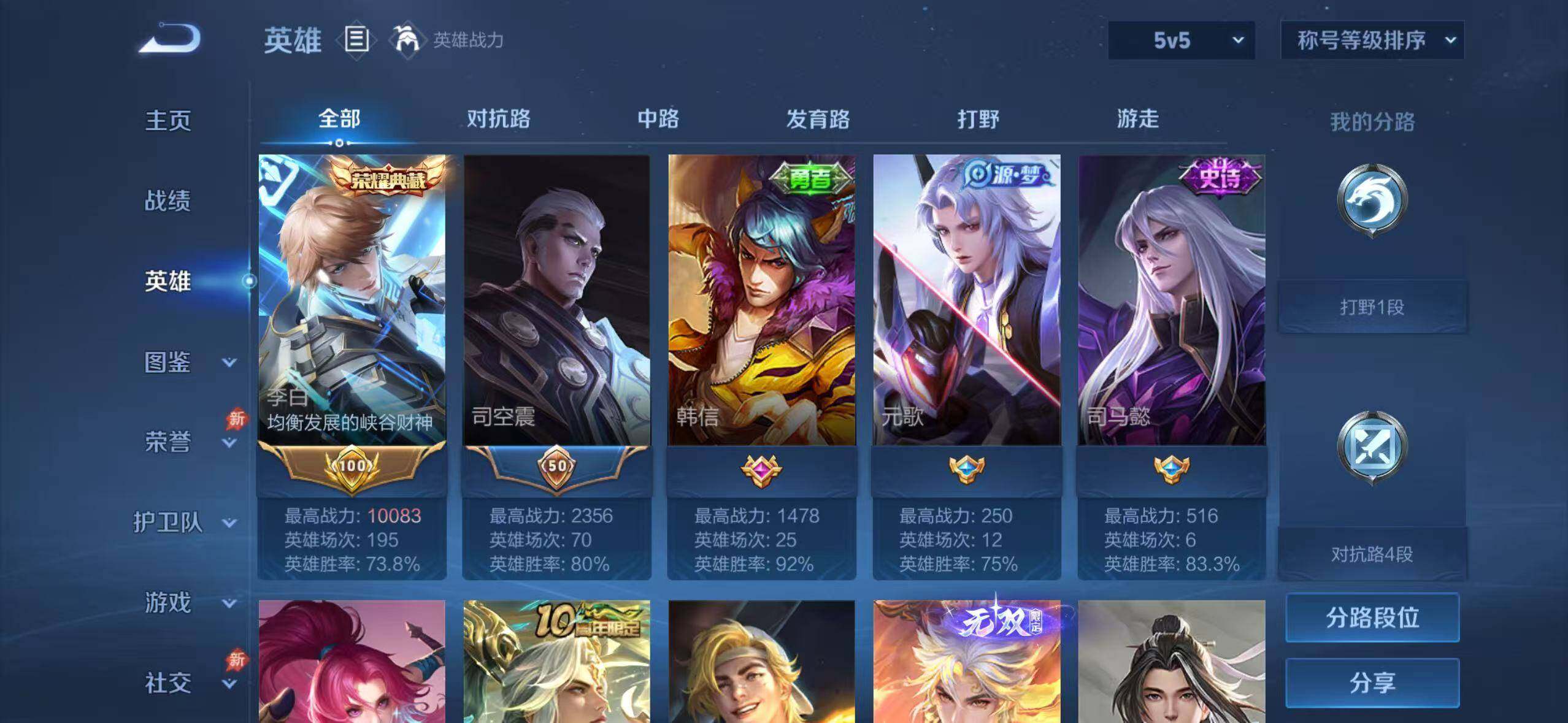 WZLX4284761王者荣耀账号详情图3