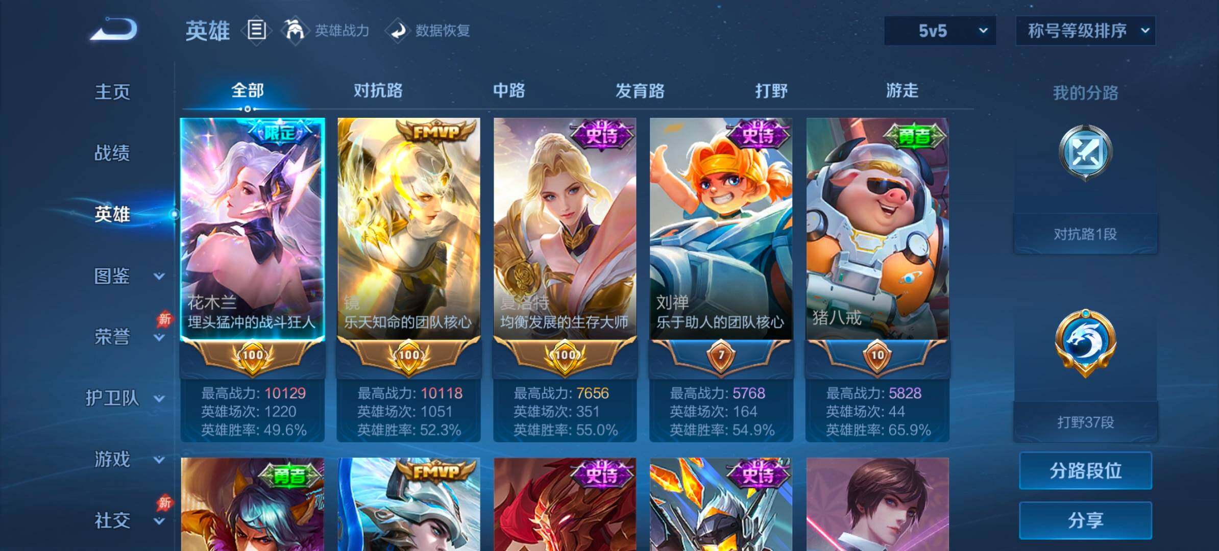 WZQM4295231王者荣耀账号详情图3