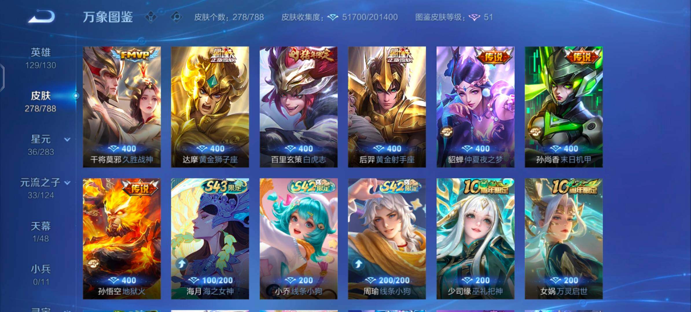 WZLX4288506王者荣耀账号详情图8