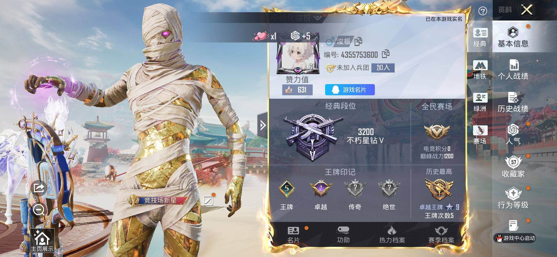 HPLX4163630和平精英账号详情图2