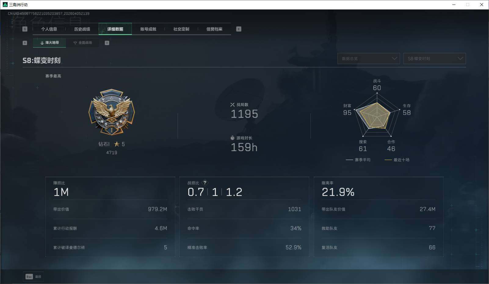 SJZEY489811三角洲行动账号详情图10 SJZEY489811三角洲行动账号详情图10