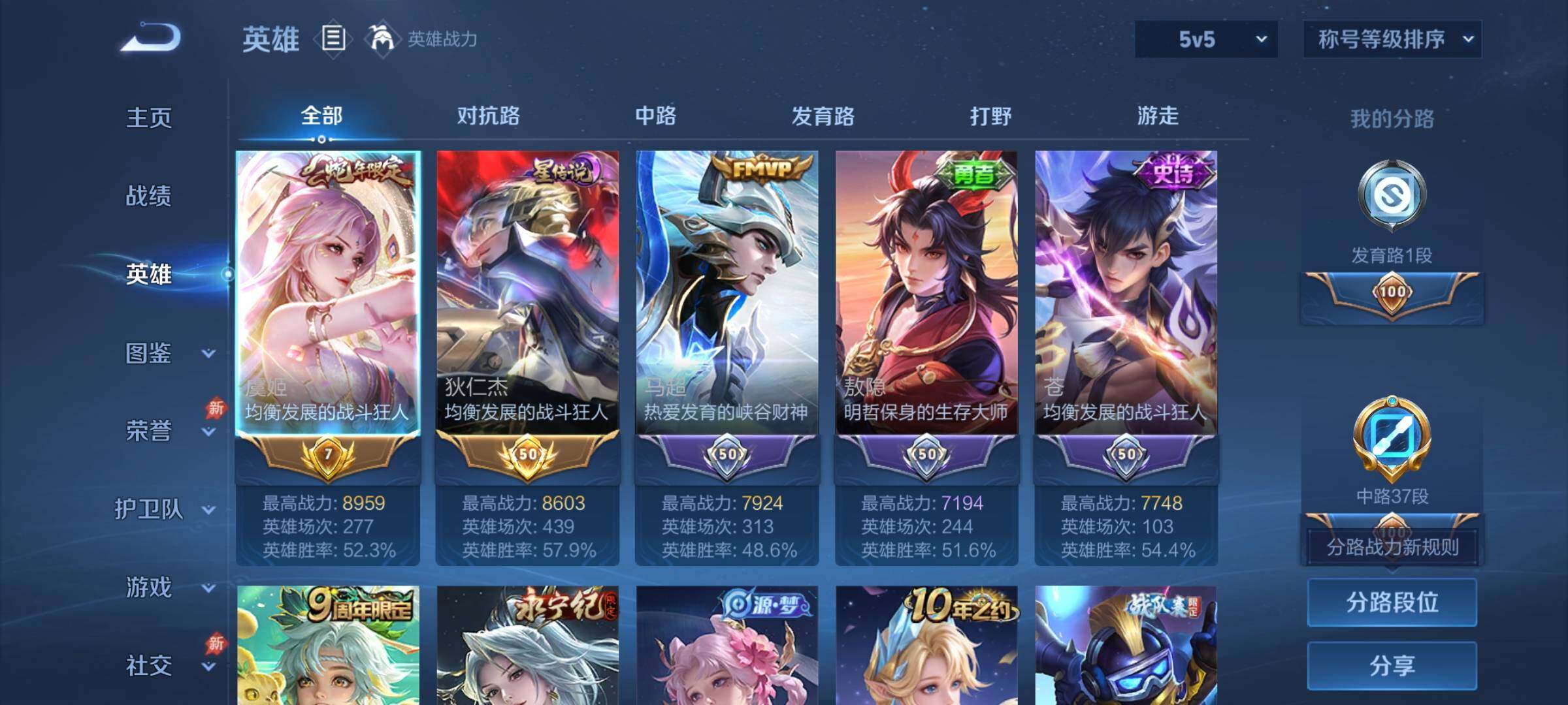 WZLX4316429王者荣耀账号详情图3