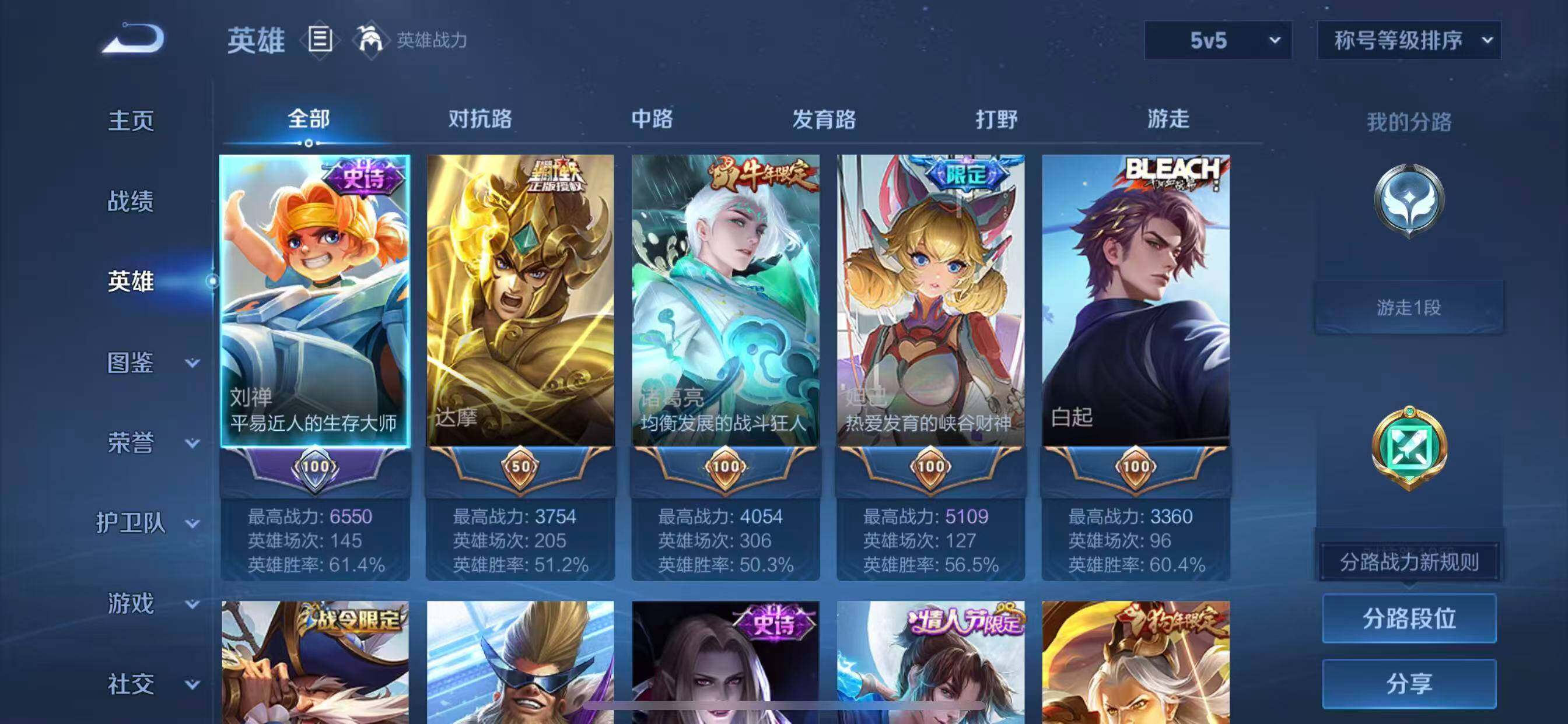 WZLX4290507王者荣耀账号详情图3