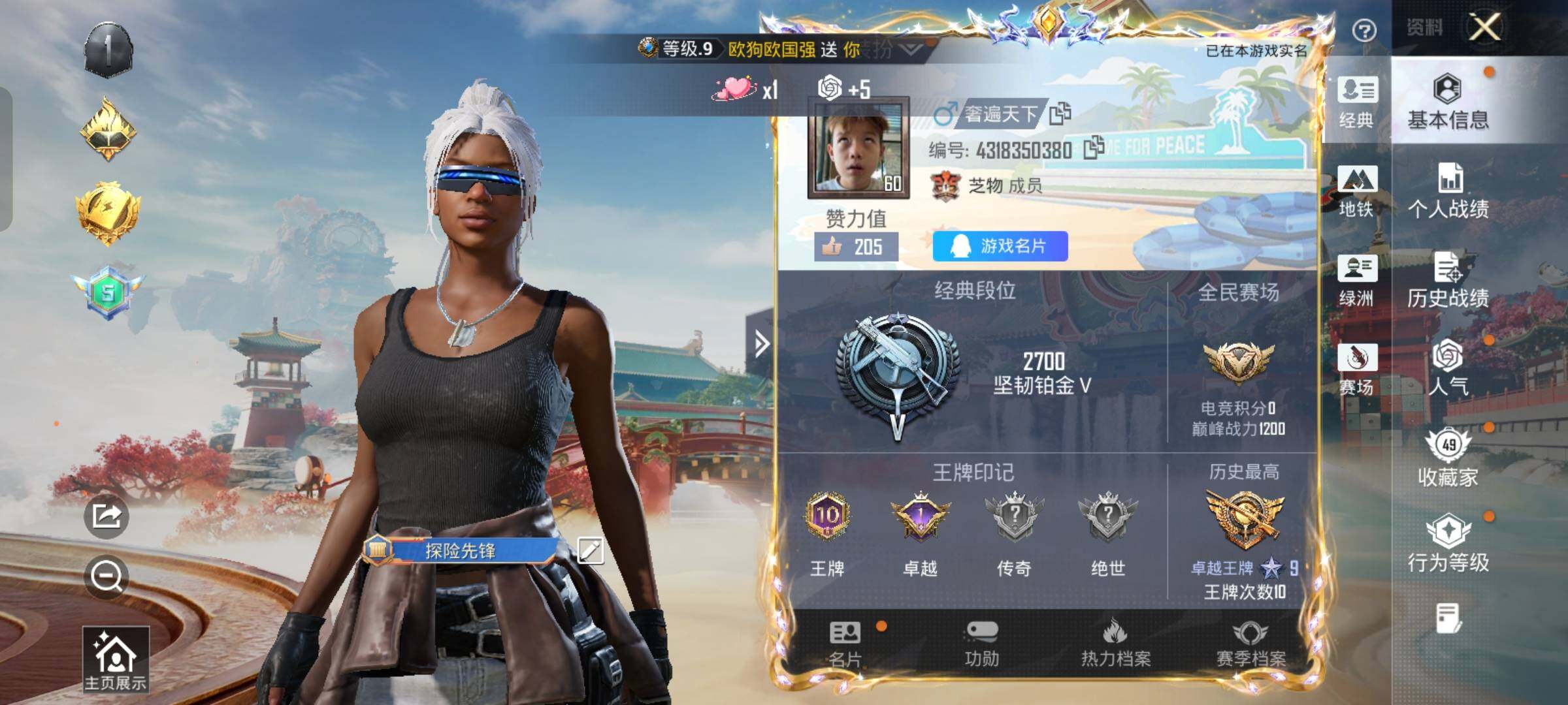 HPCMW4181156和平精英账号详情图2