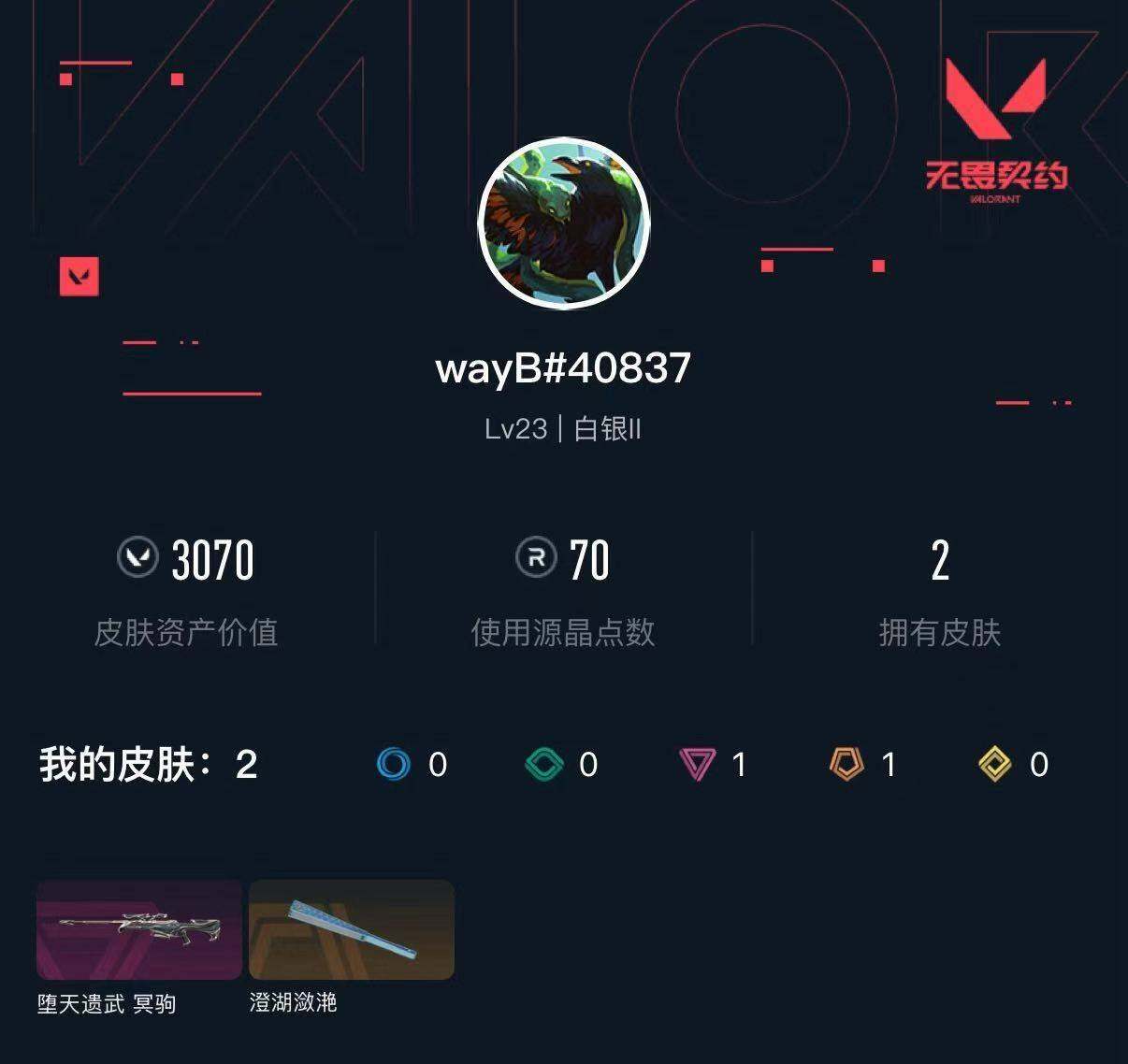 WWQXL432195无畏契约账号详情图3