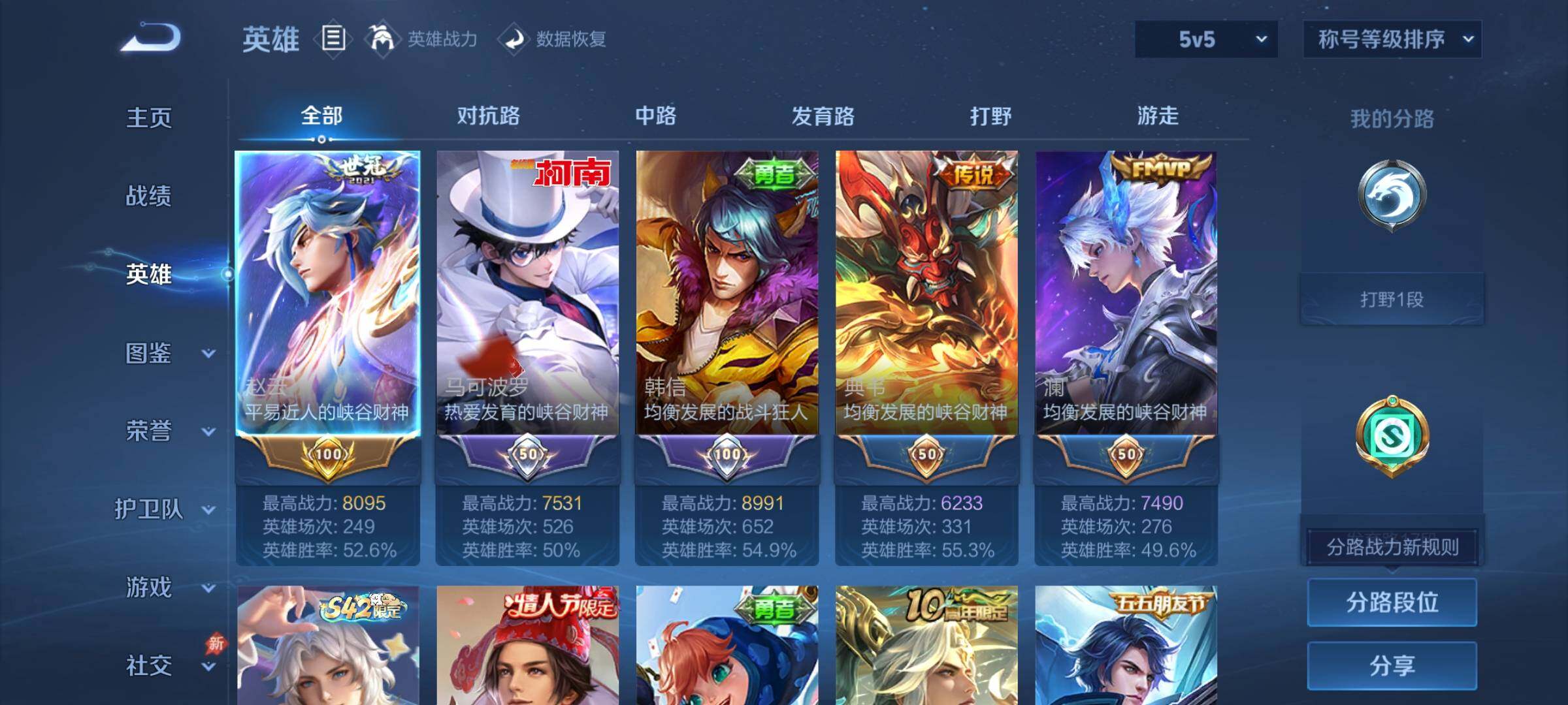 WZCMY4289089王者荣耀账号详情图3