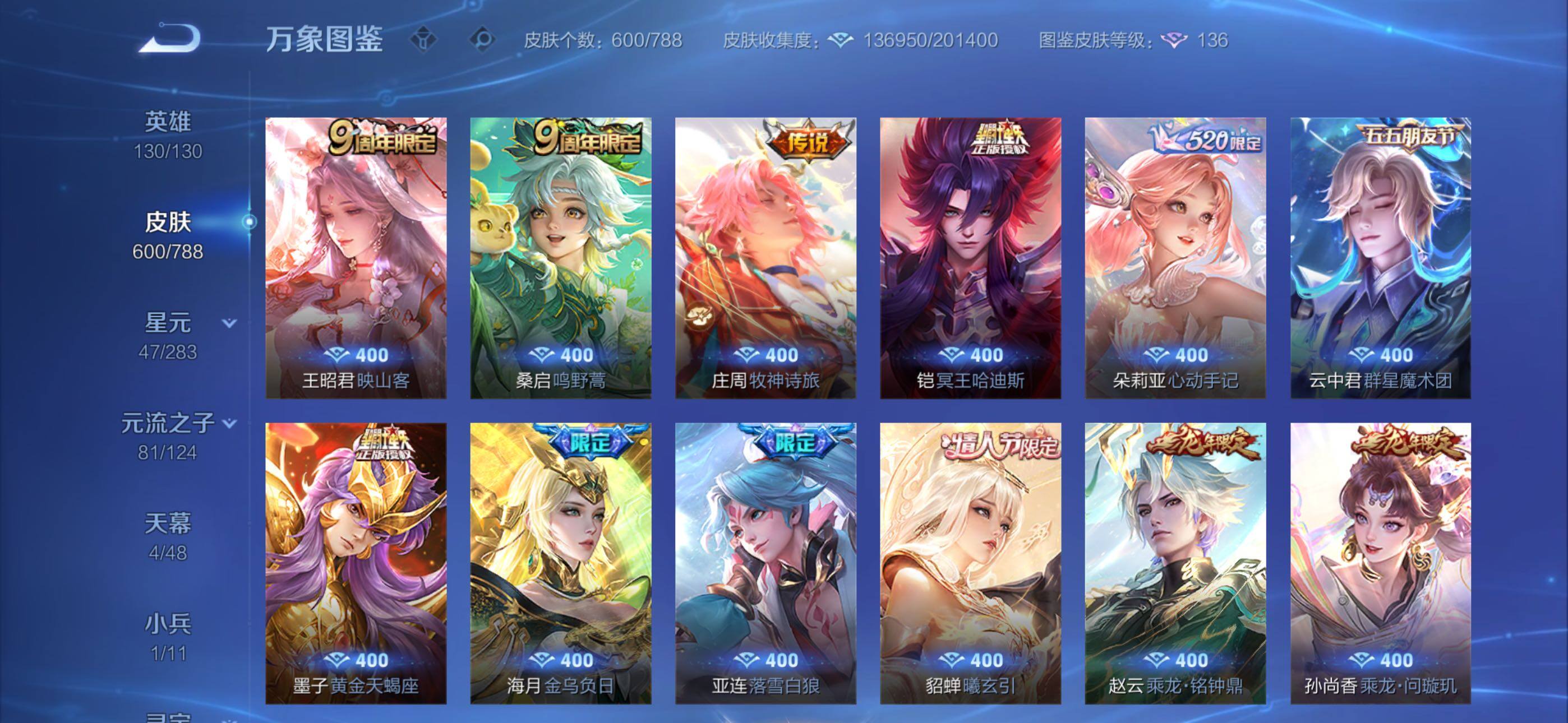 WZLX4288053王者荣耀账号详情图12