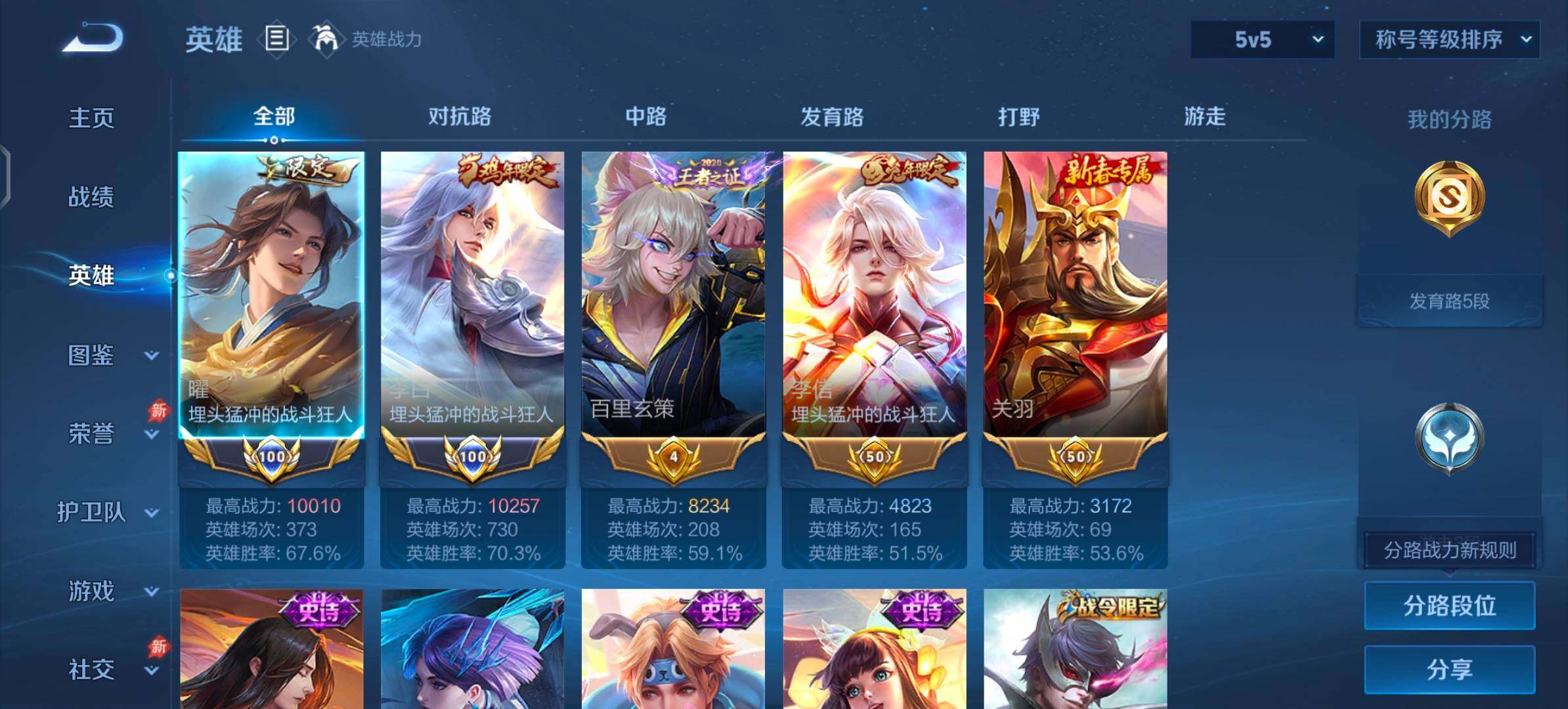 WZLX4290546王者荣耀账号详情图3