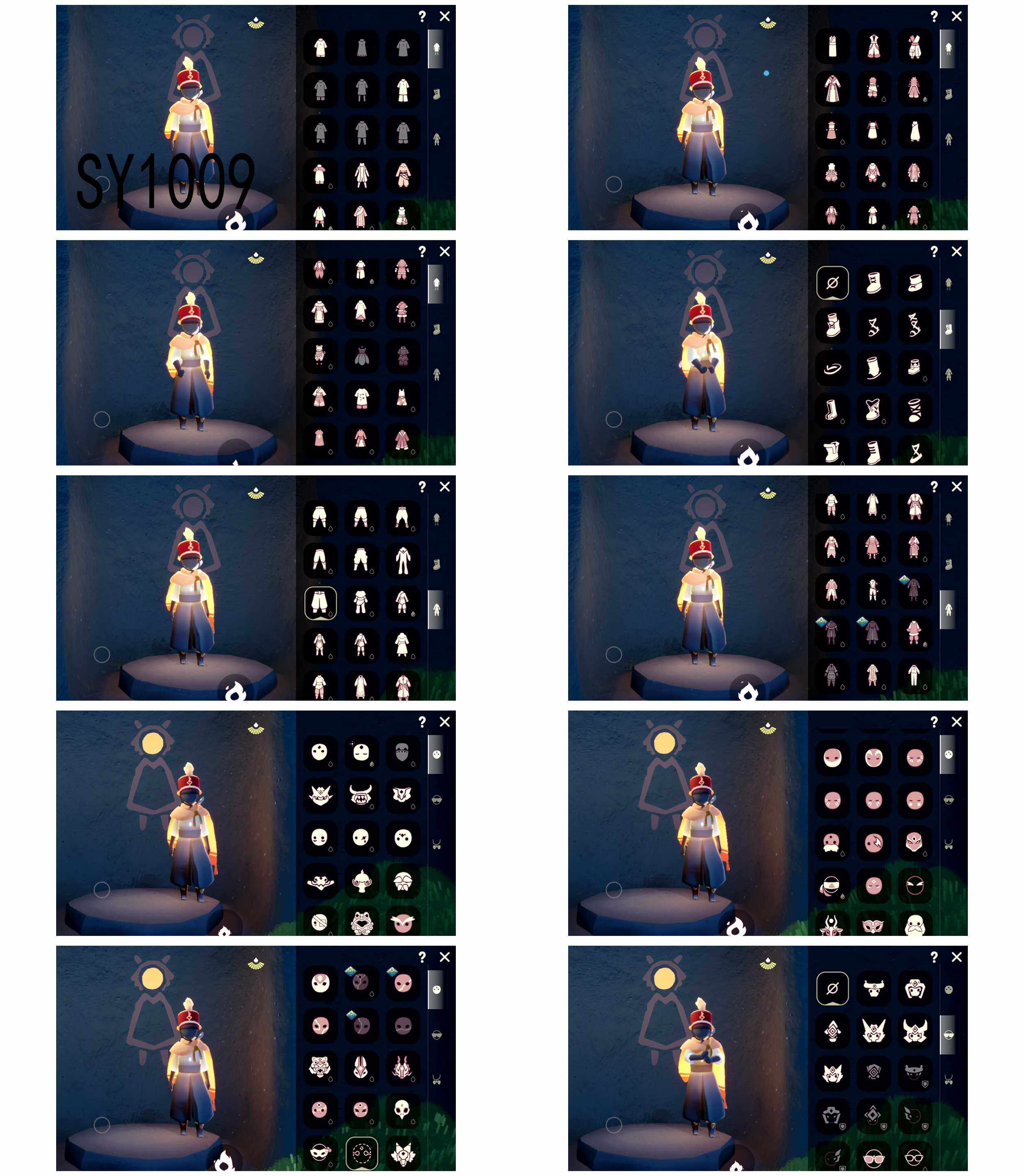 光遇账号iOS官服9季9翼粗框眼镜季卡相机女巫发型武士裤虚荣正太头
【毕业图】霞谷，暮土 
【毕业季】追忆季，归巢季，九色鹿，筑巢季，二重奏季，彩染季，青鸟季，双星季，迁徙季
【蜡烛】6 【爱心】4 
【稀有礼包】瑞