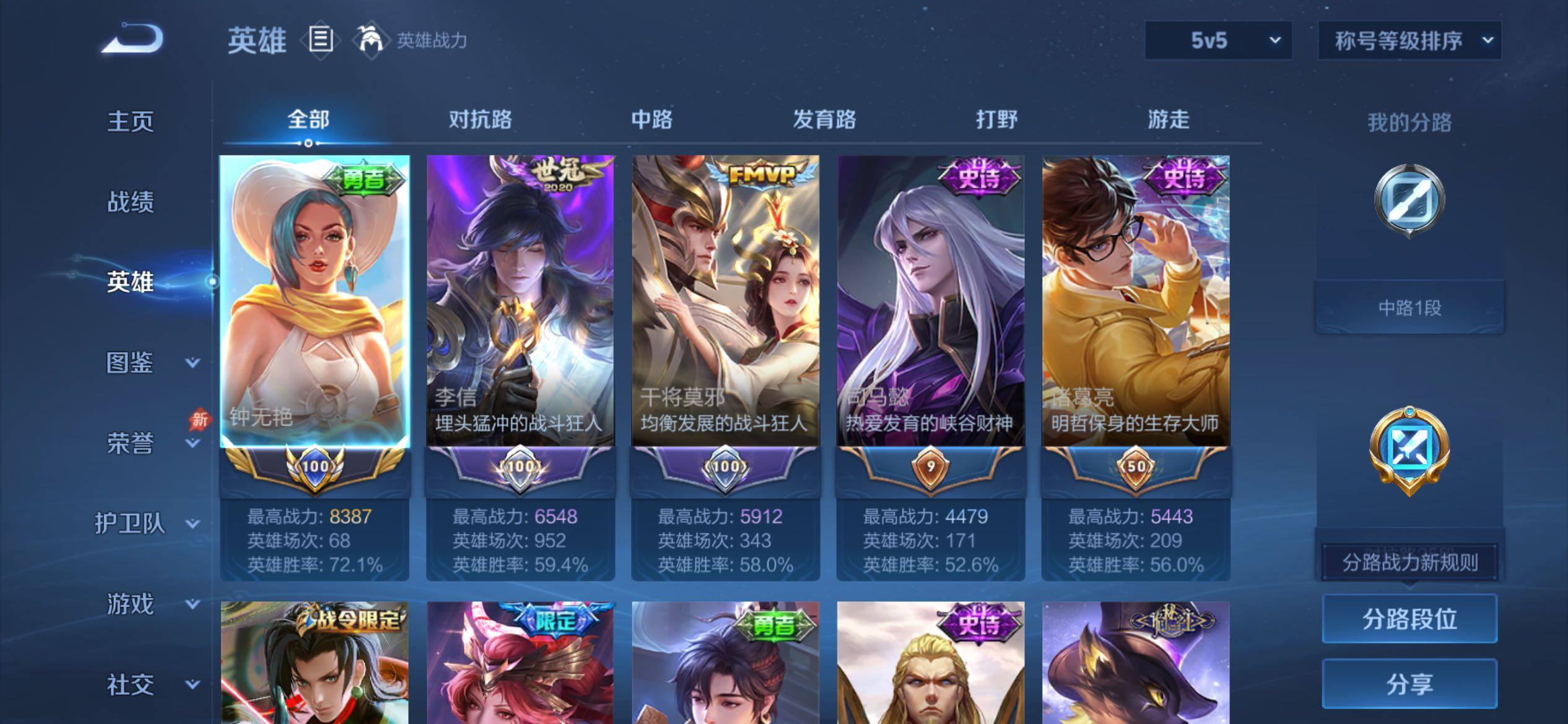 WZCMY4289188王者荣耀账号详情图3