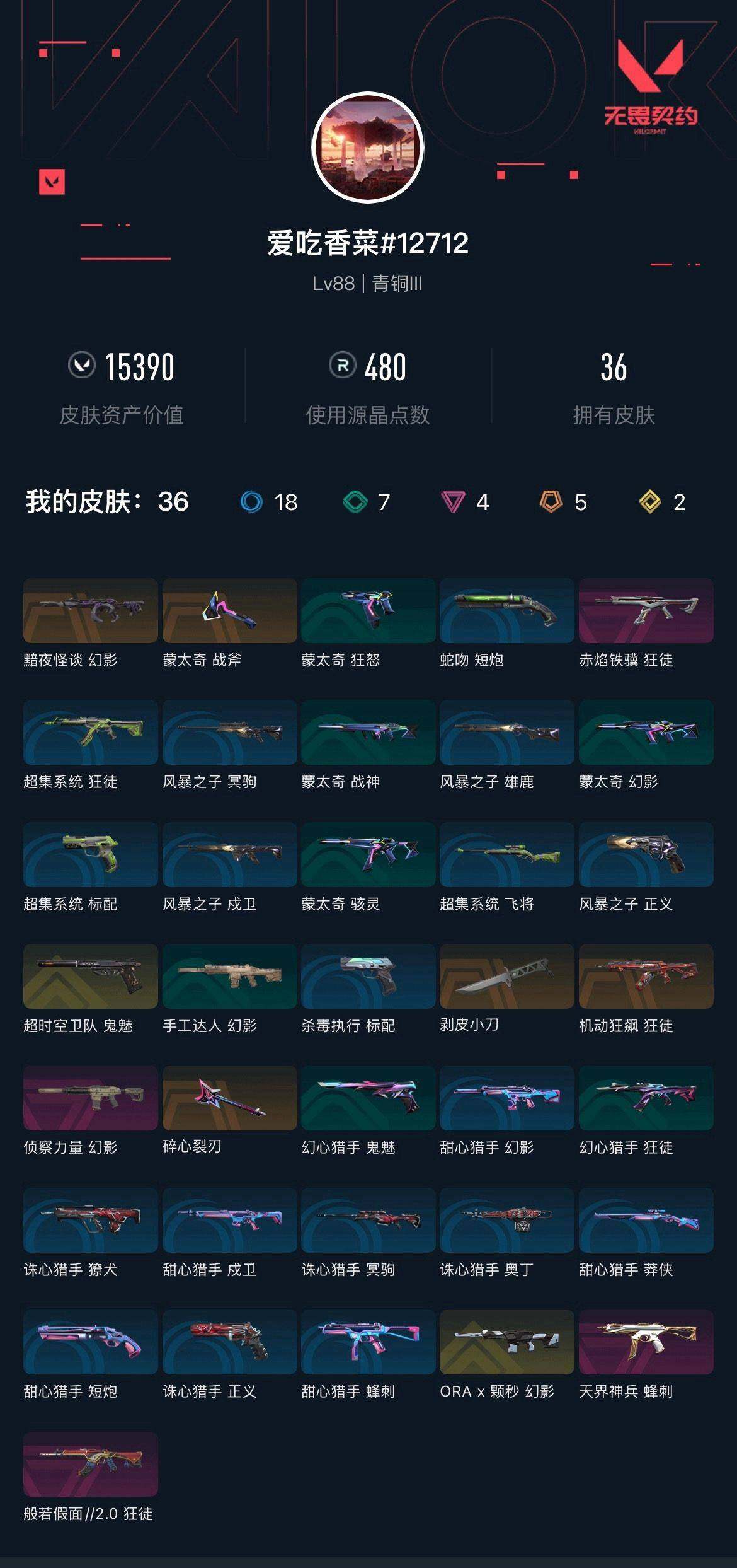 WWQXL428927无畏契约账号详情图3 WWQXL428927无畏契约账号详情图3