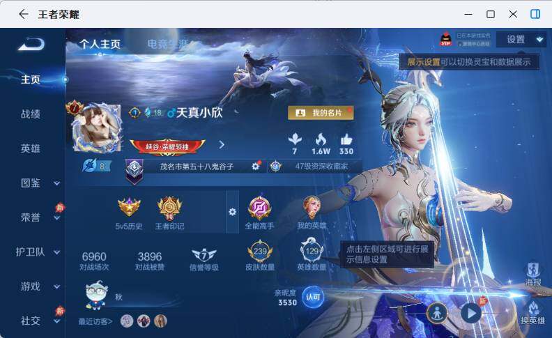 WZLX4290820王者荣耀账号详情图6